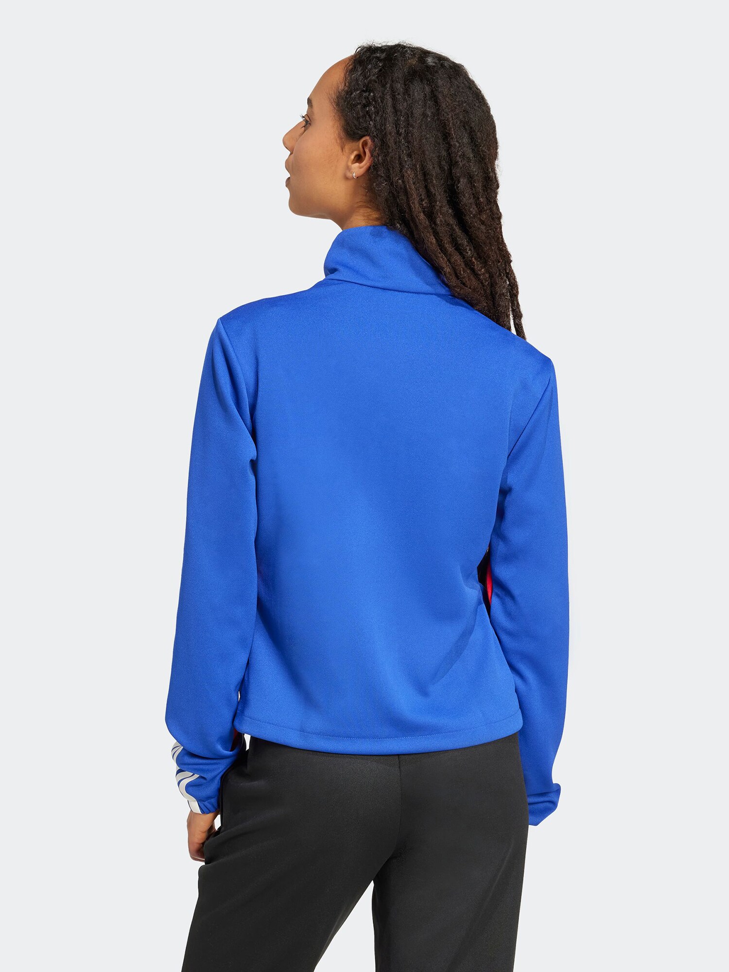 ADIDAS SPORTSWEAR Tréningová bunda 'Tiro' modrá / krvavo červená / biela (obrázok 3)