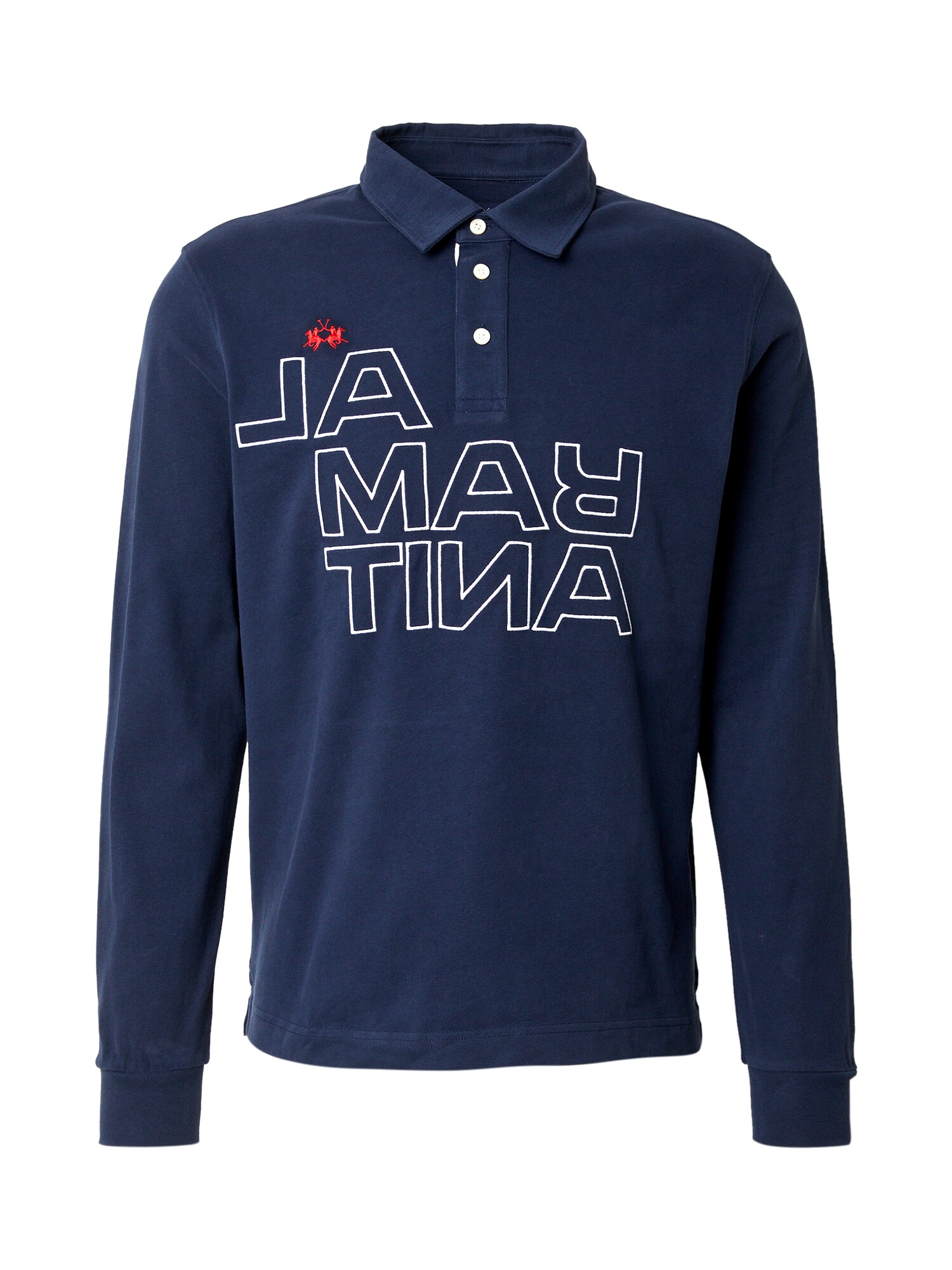 La Martina Tričko modrá / červená / biela