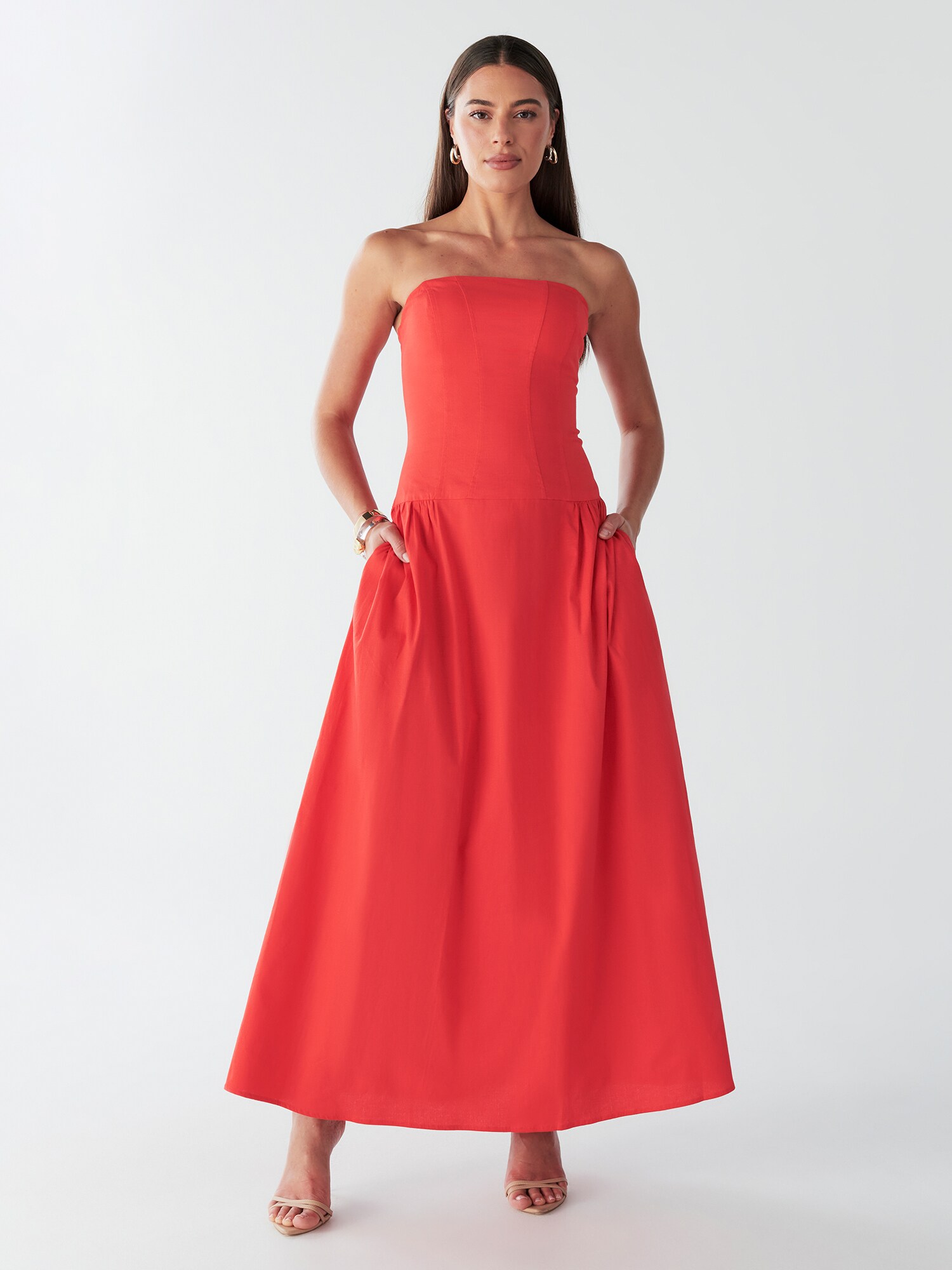 BWLDR Rochie de seară MIA  roșu orange