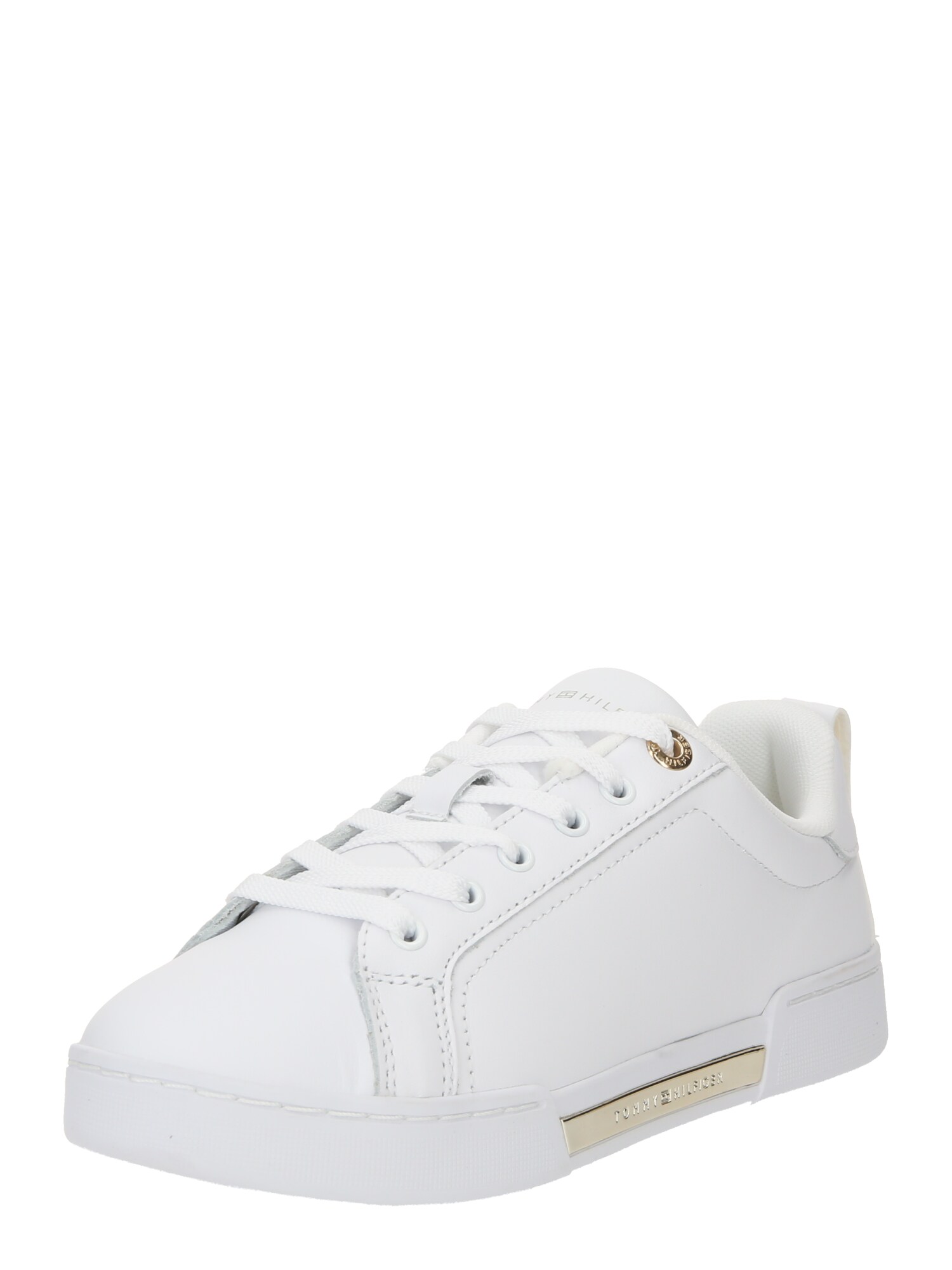 TOMMY HILFIGER Sneaker low CHIQUE  auriu / alb