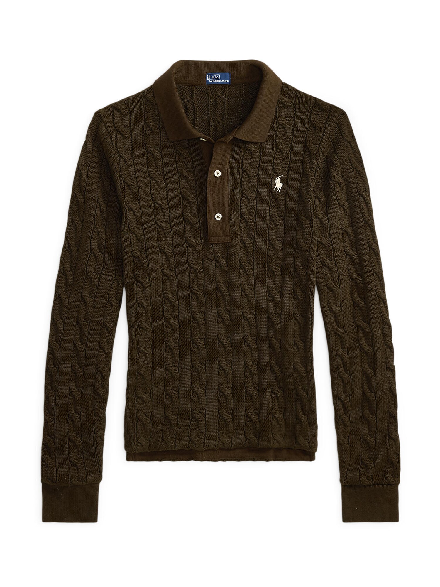 Polo Ralph Lauren Pulover  bej deschis / maro închis