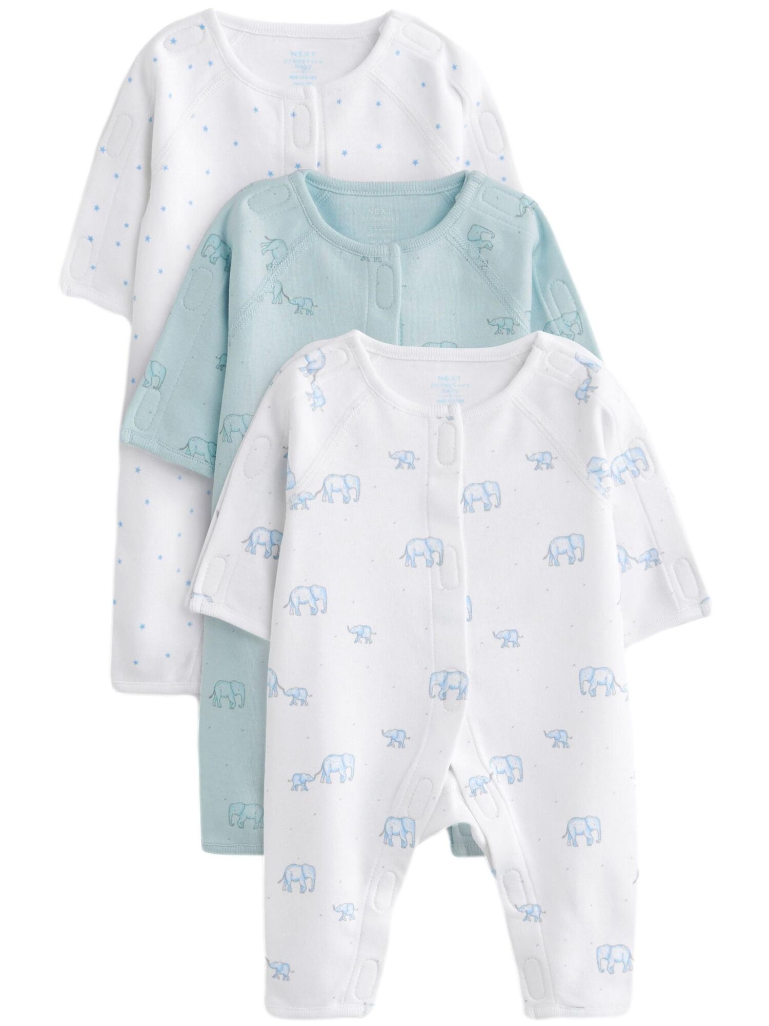 Next Pijamale  albastru / alb