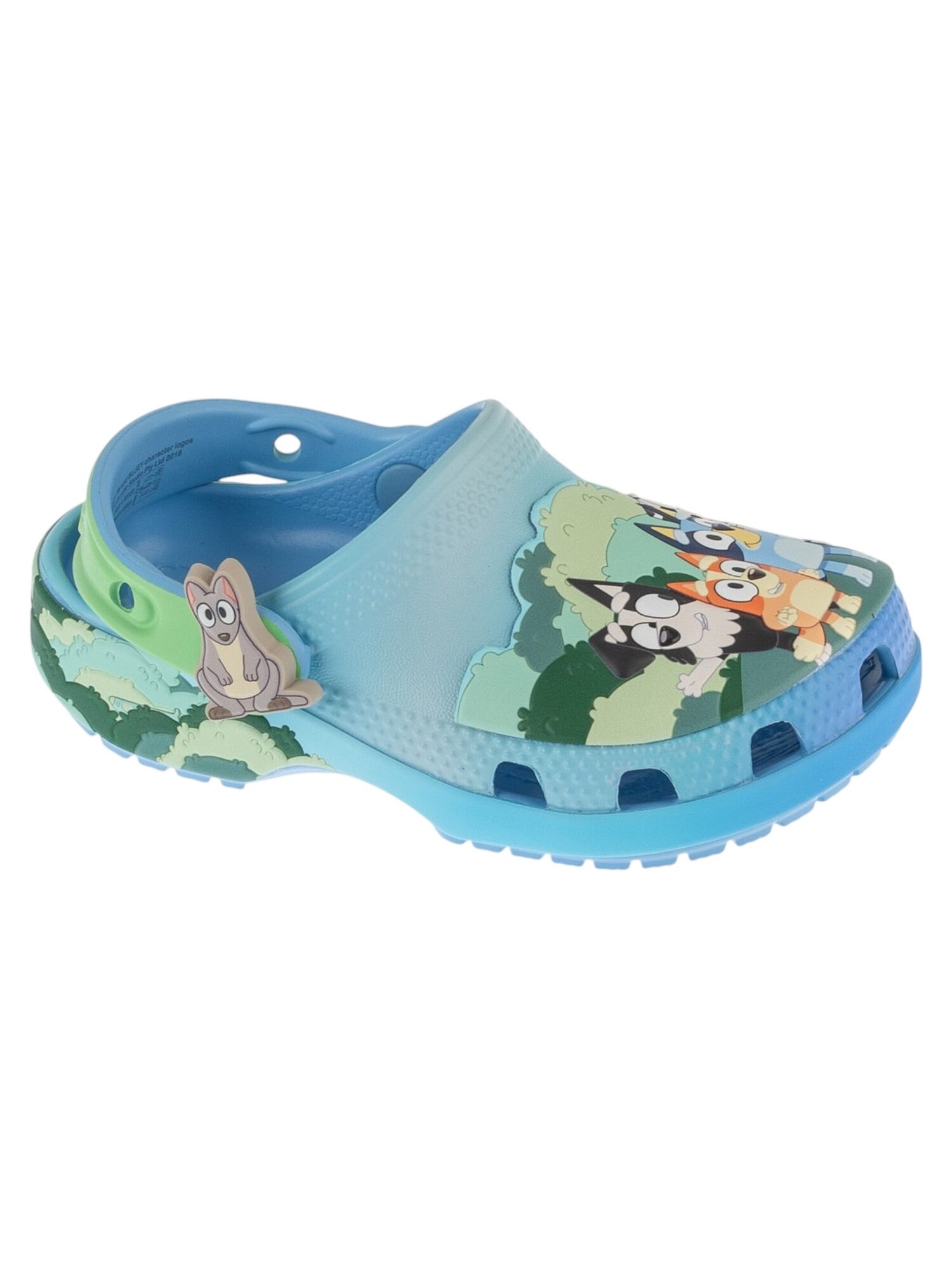 Crocs Otvorená obuv 'Bluey'  béžová / modrá / zelená / pastelovo zelená