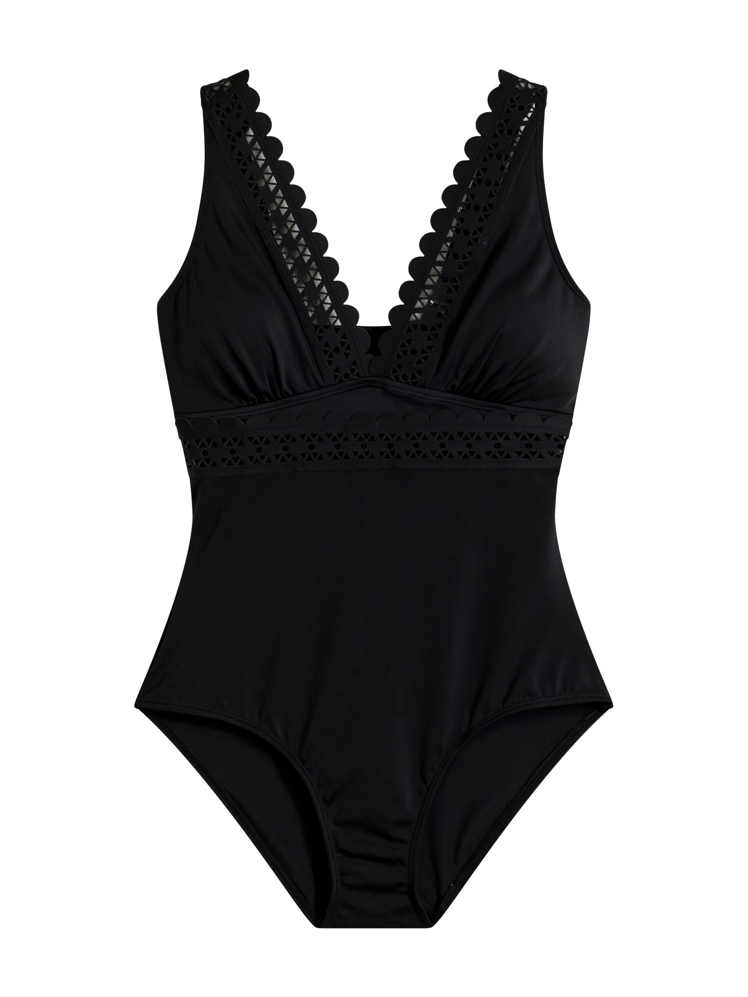 bonprix Costum de baie întreg negru