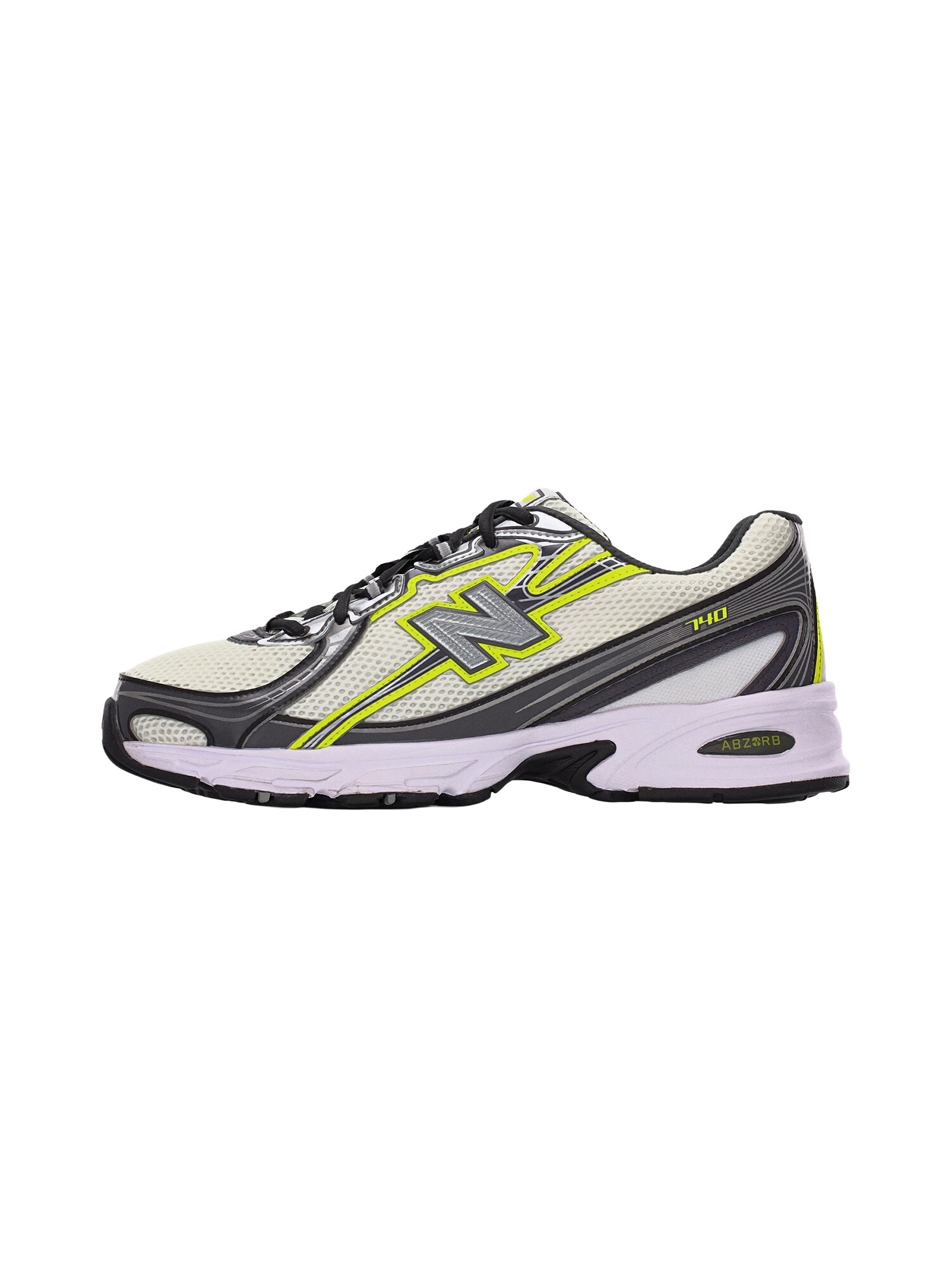 new balance Sneaker low '740'  gri deschis / verde neon / argintiu