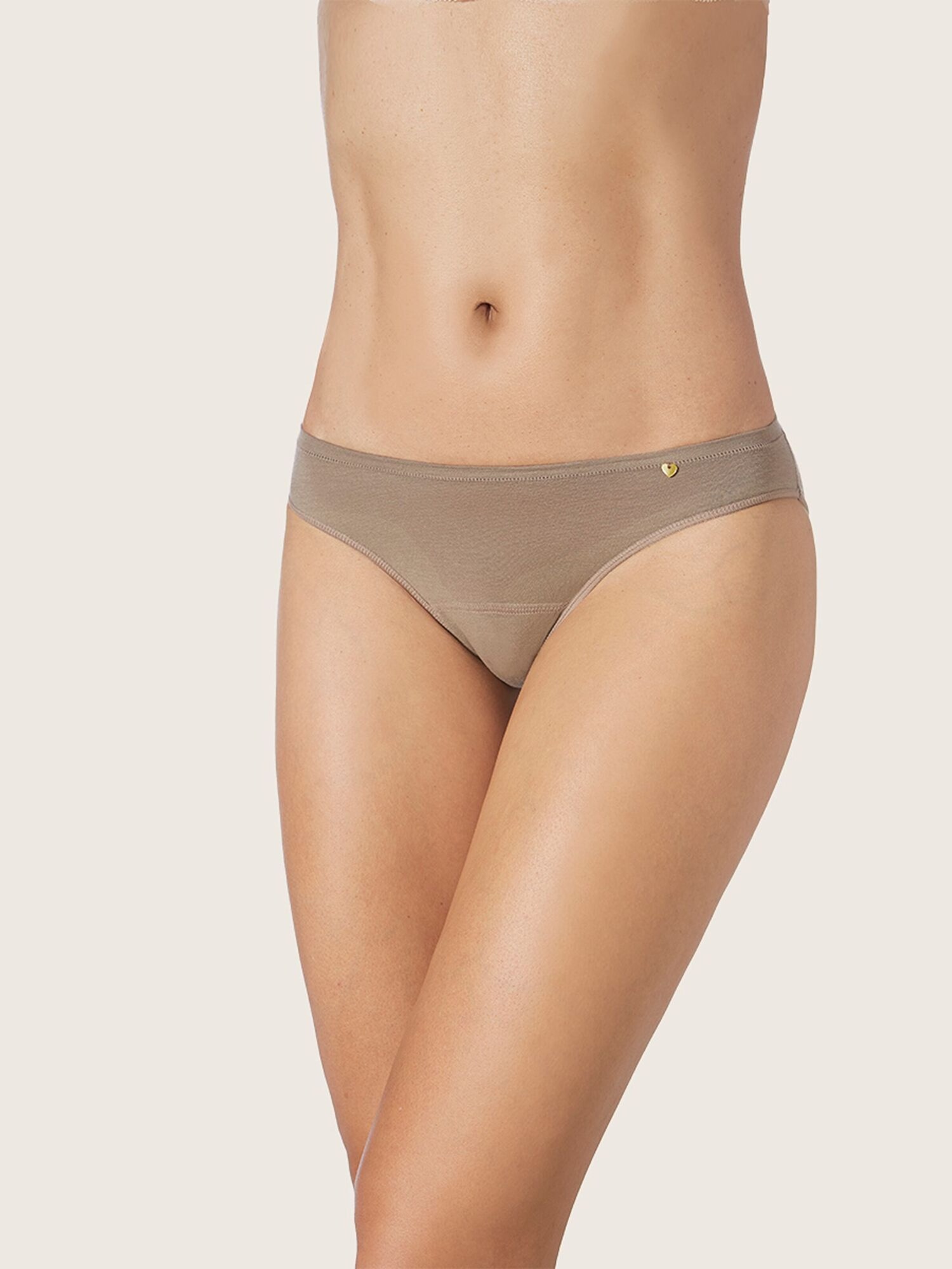 zd ZERO DEFECTS Panti 'Venus  low waist Soy fiber'  marrón