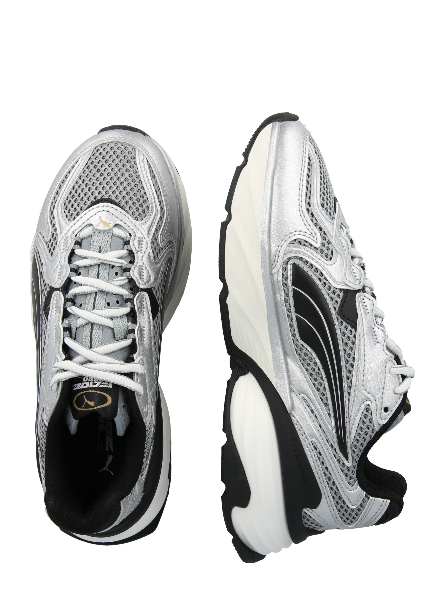 PUMA Tenisky 'Fade Nitro'  čierna / strieborná (obrázok 2)