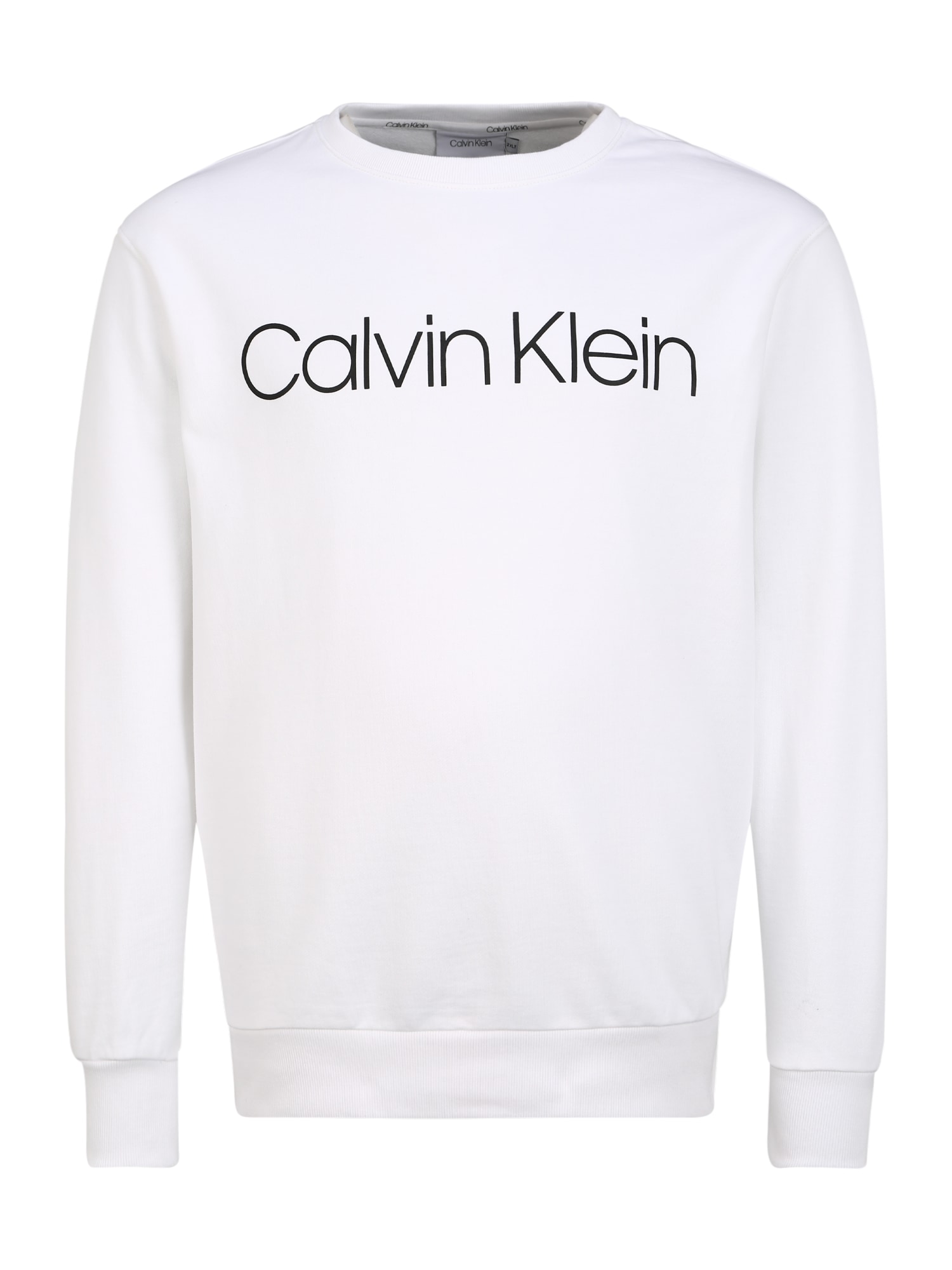 Calvin Klein Big & Tall Megztinis be užsegimo balta / juoda