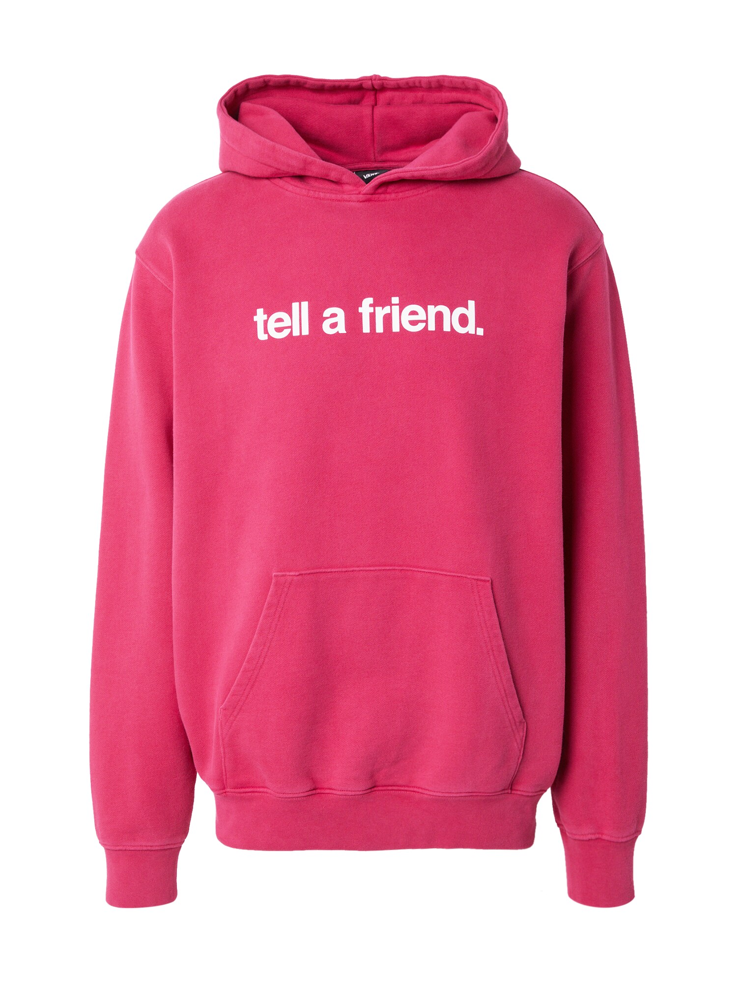 VANS Bluză de molton TAF  roșu-violet / alb