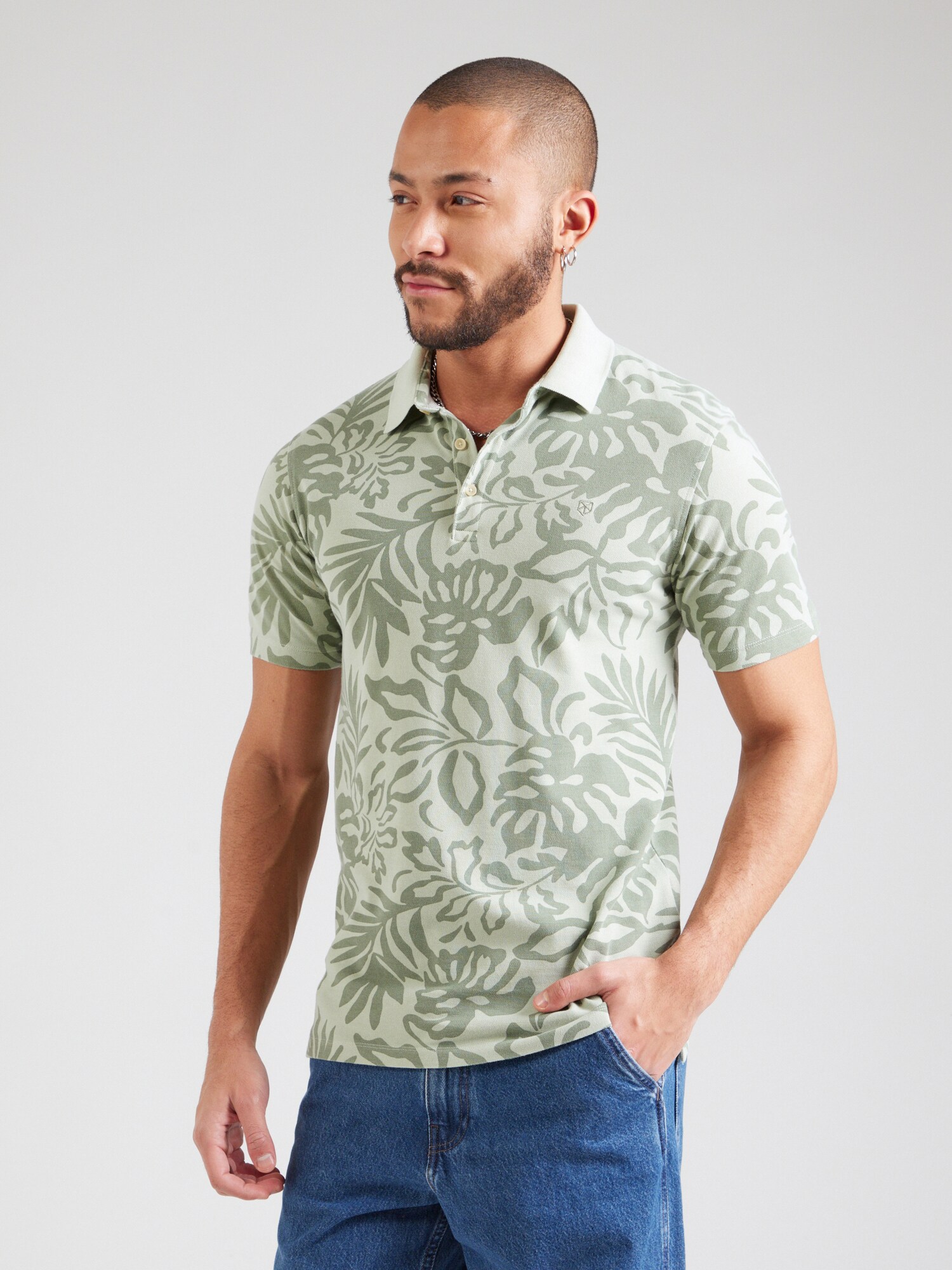Jack & Jones Premium Póló  menta / sötétzöld termék 2. képe