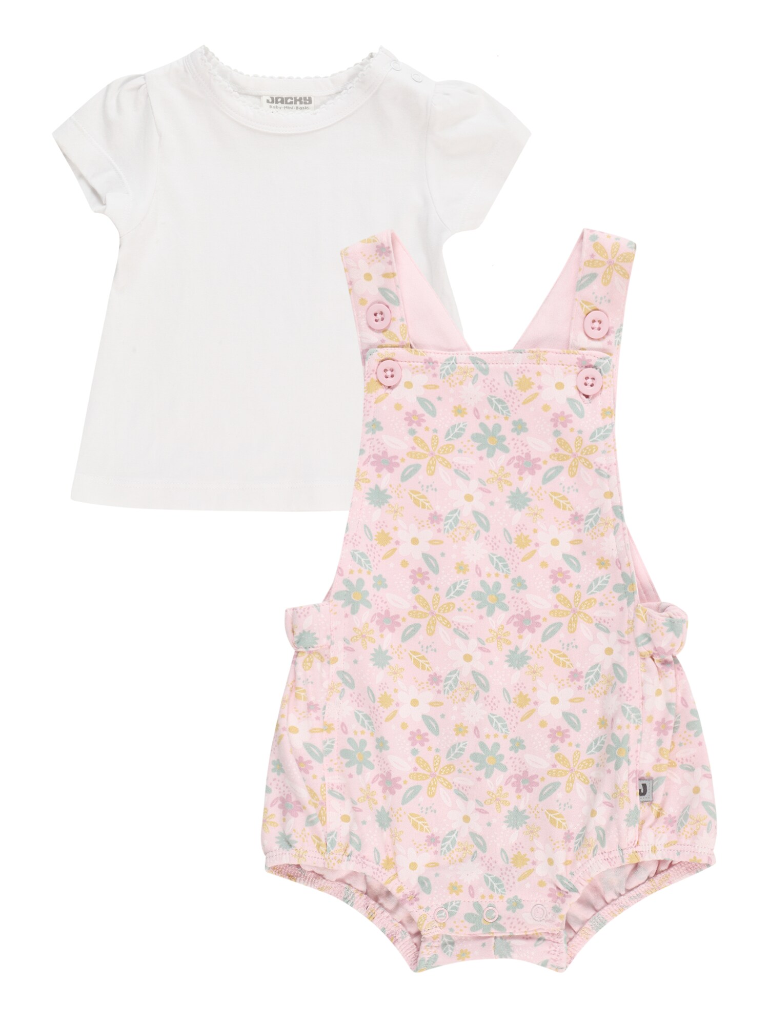 JACKY Set 'BLOSSOM FAIRY'  dymovo modrá / zlatá žltá / pastelovo ružová / biela