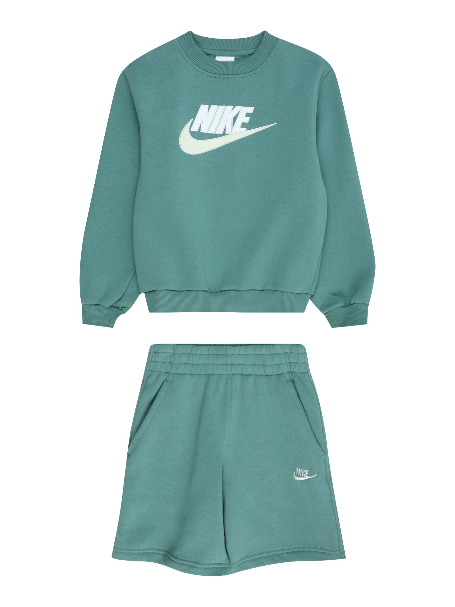 Nike Sportswear Szettek 'CLUB FLC'  zöld / fehér