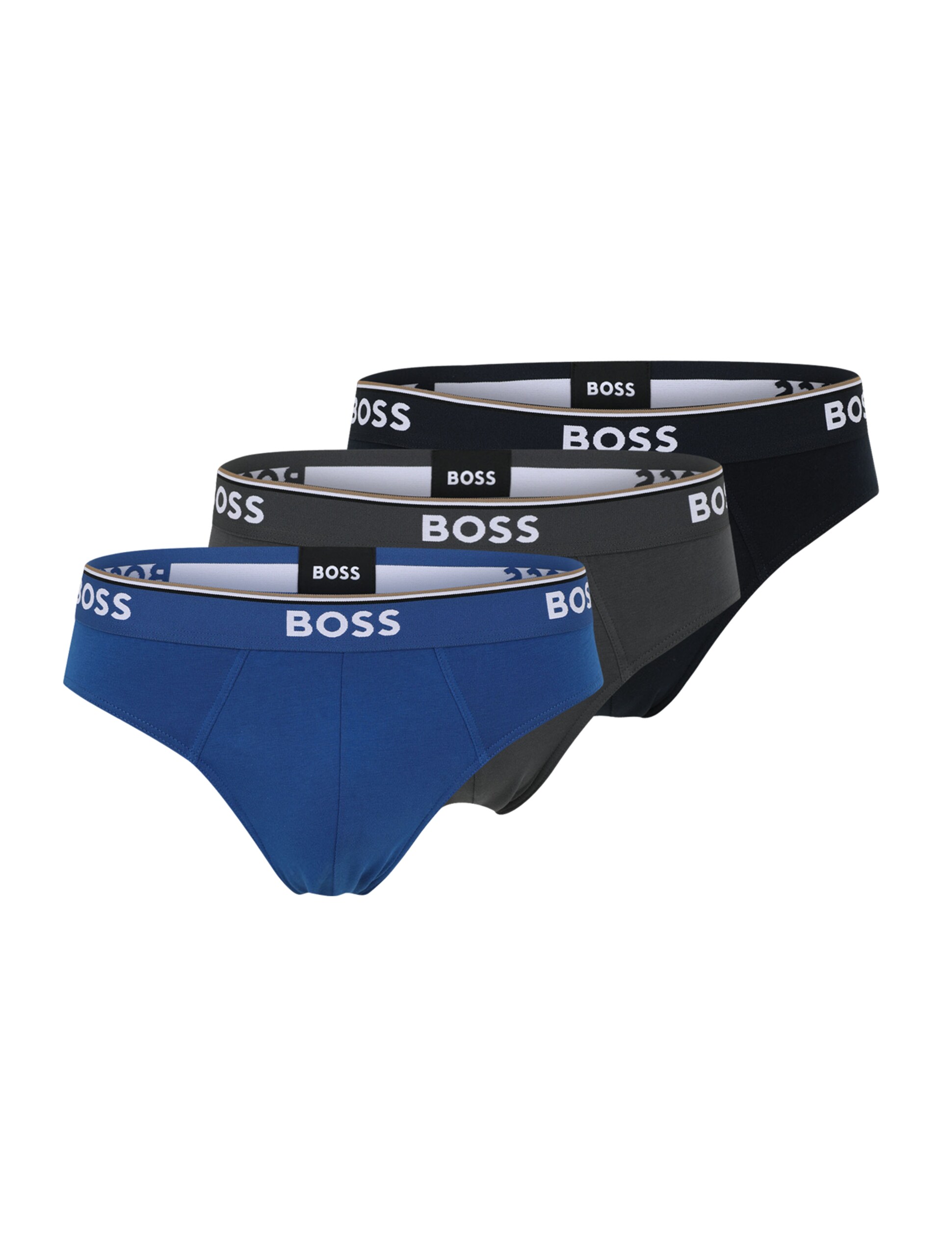 Boss 3-pack Power Kalsonger Blå, Marin, Grå herr – bild 2