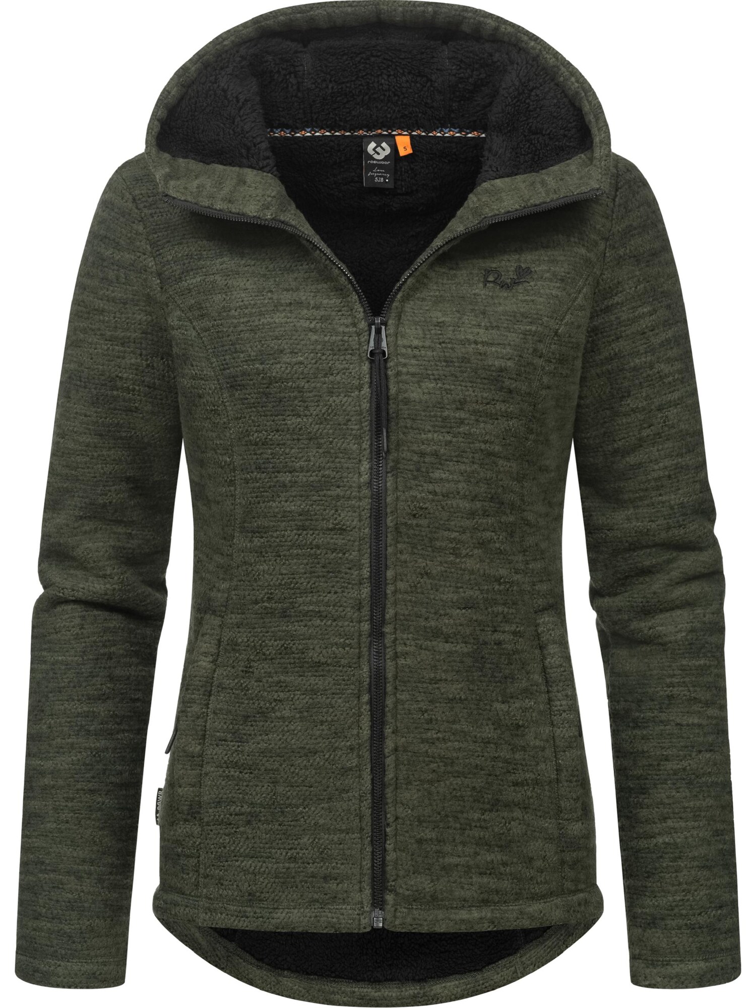 Ragwear Kardigán 'Lyshka'  olíva / fekete akciós termékkép 1