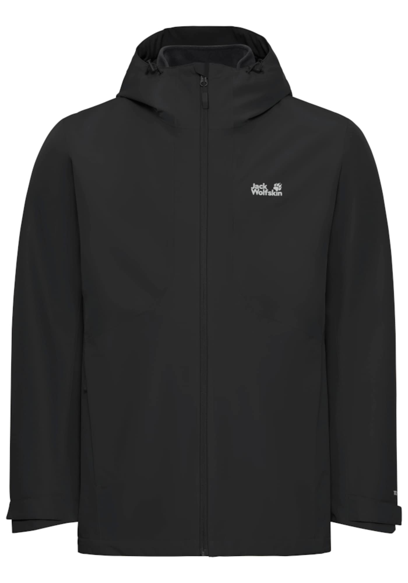 JACK WOLFSKIN Geacă outdoor Stonetrail negru