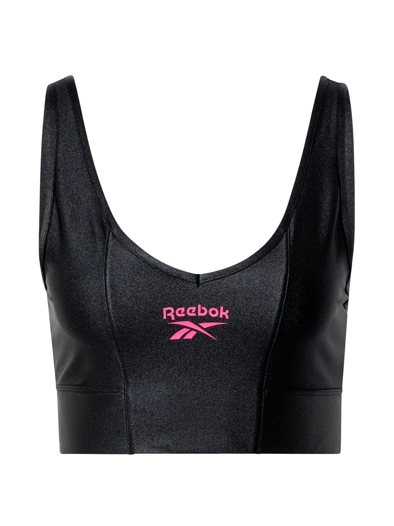 Reebok Classic Palaidinė be rankovių  juoda / rožinė