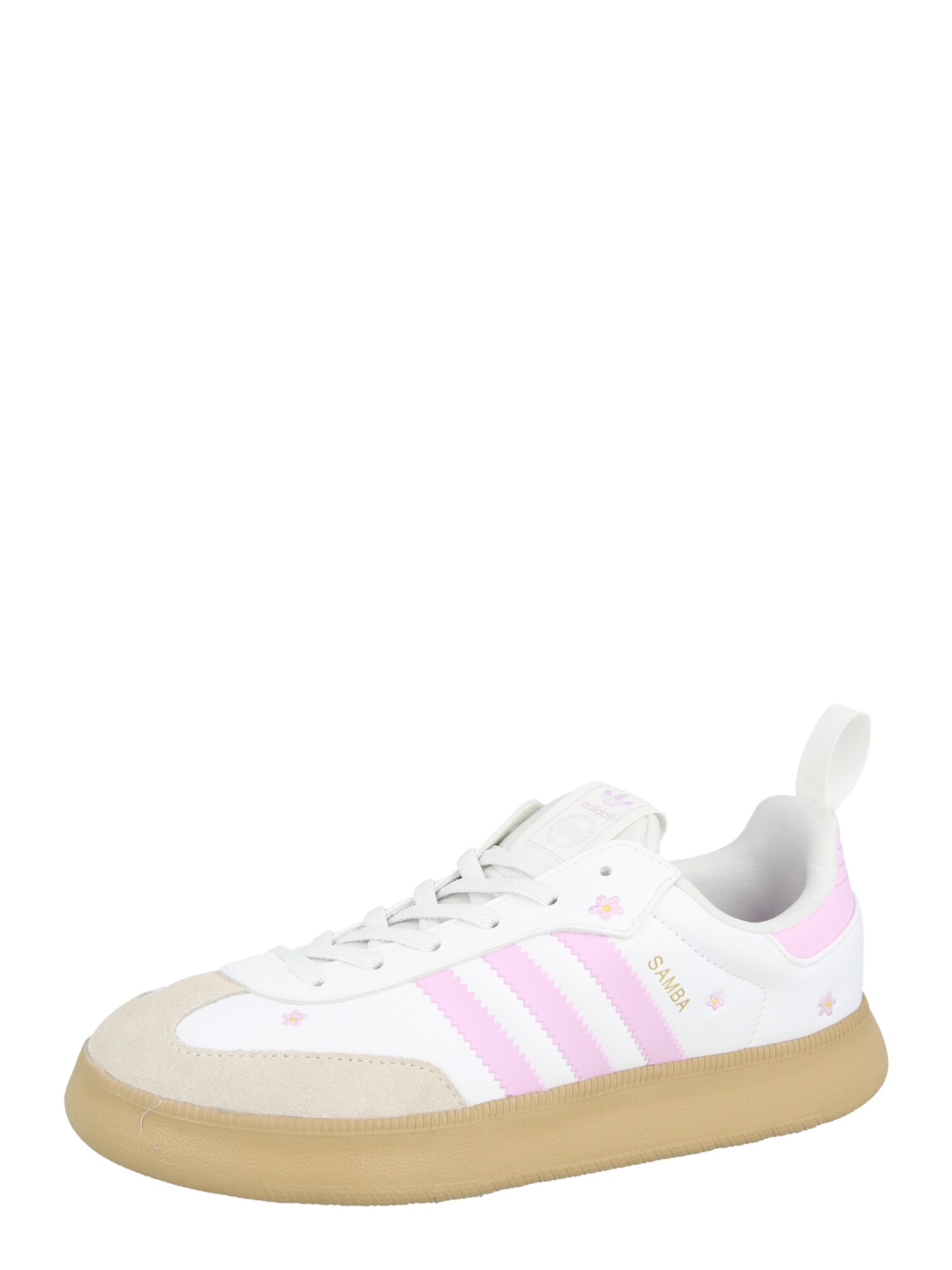 ADIDAS ORIGINALS Tenisky 'SAMBA QUICKON'  svetlosivá / ružová / biela