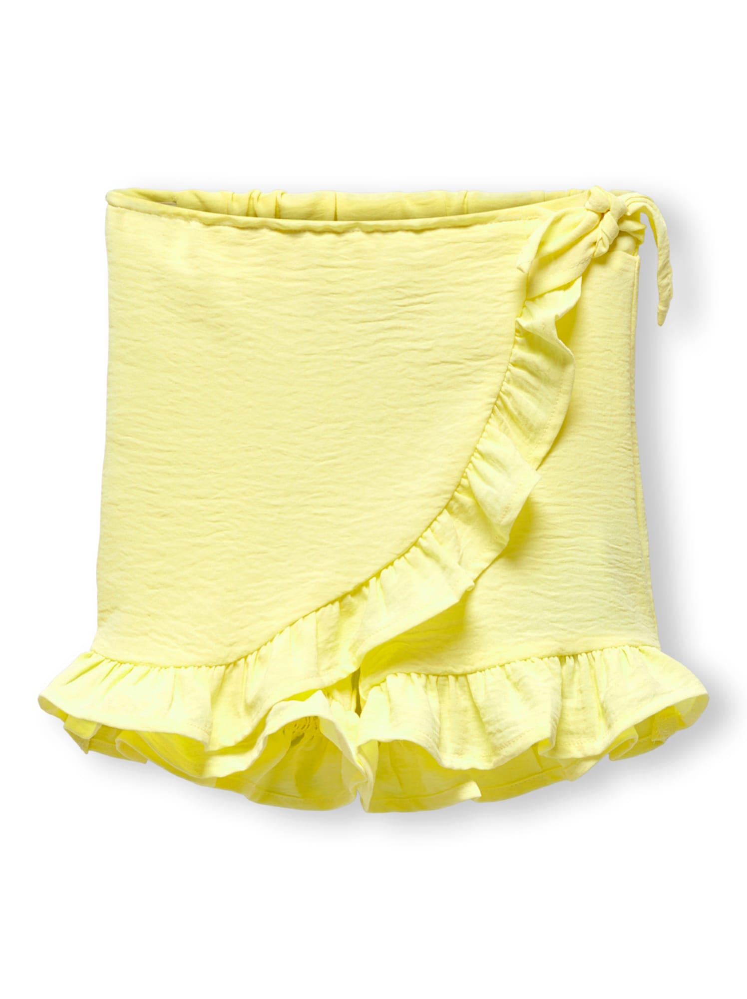 KIDS MINI GIRL Kelnės 'Mette' pastelinė geltona