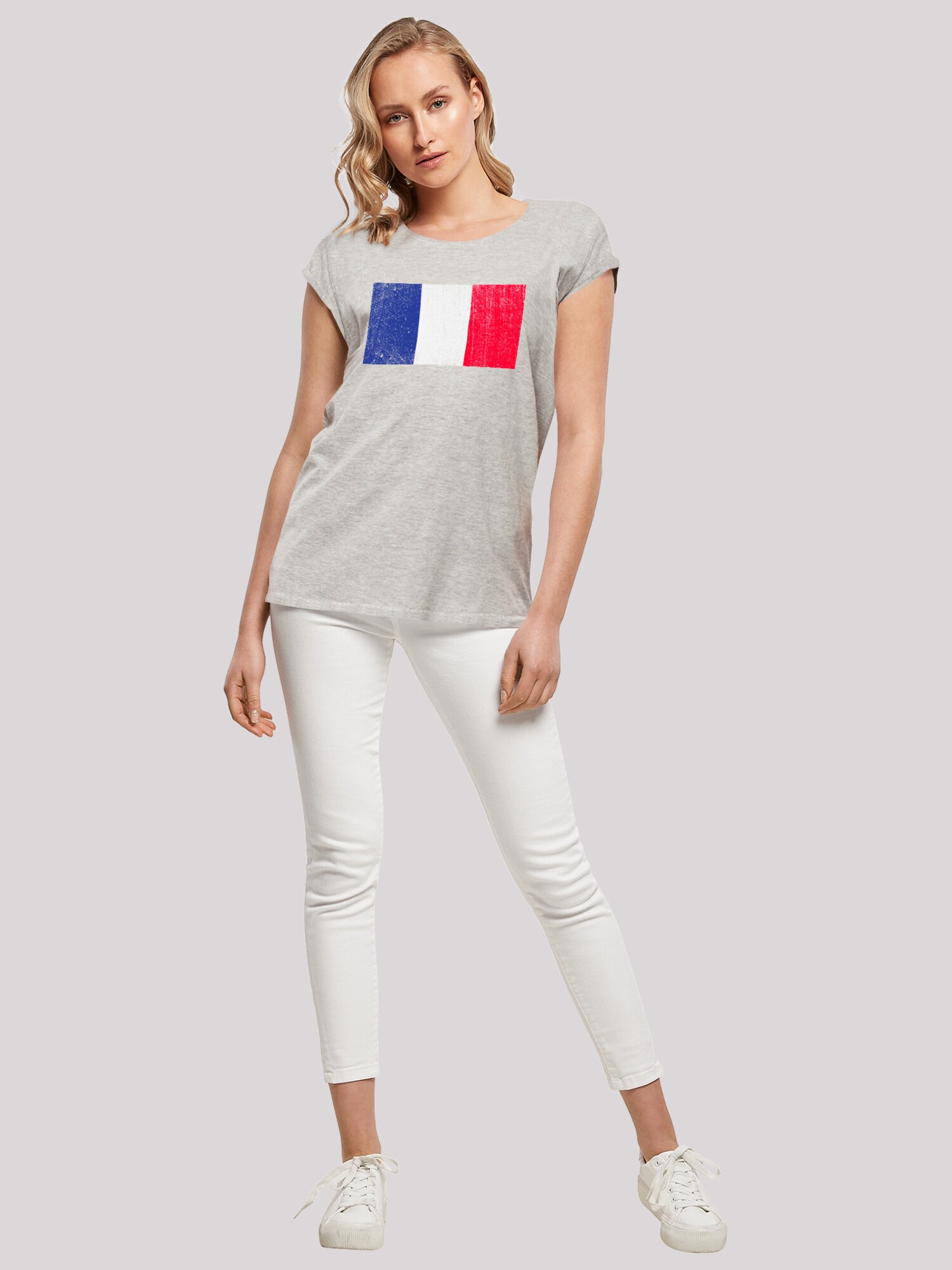 Thumbnail - Shirt 'France Frankreich Flagge distressed'