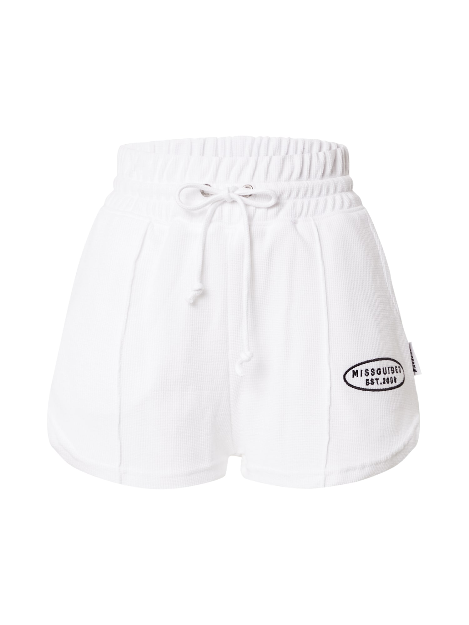 Missguided Nohavice  čierna / biela