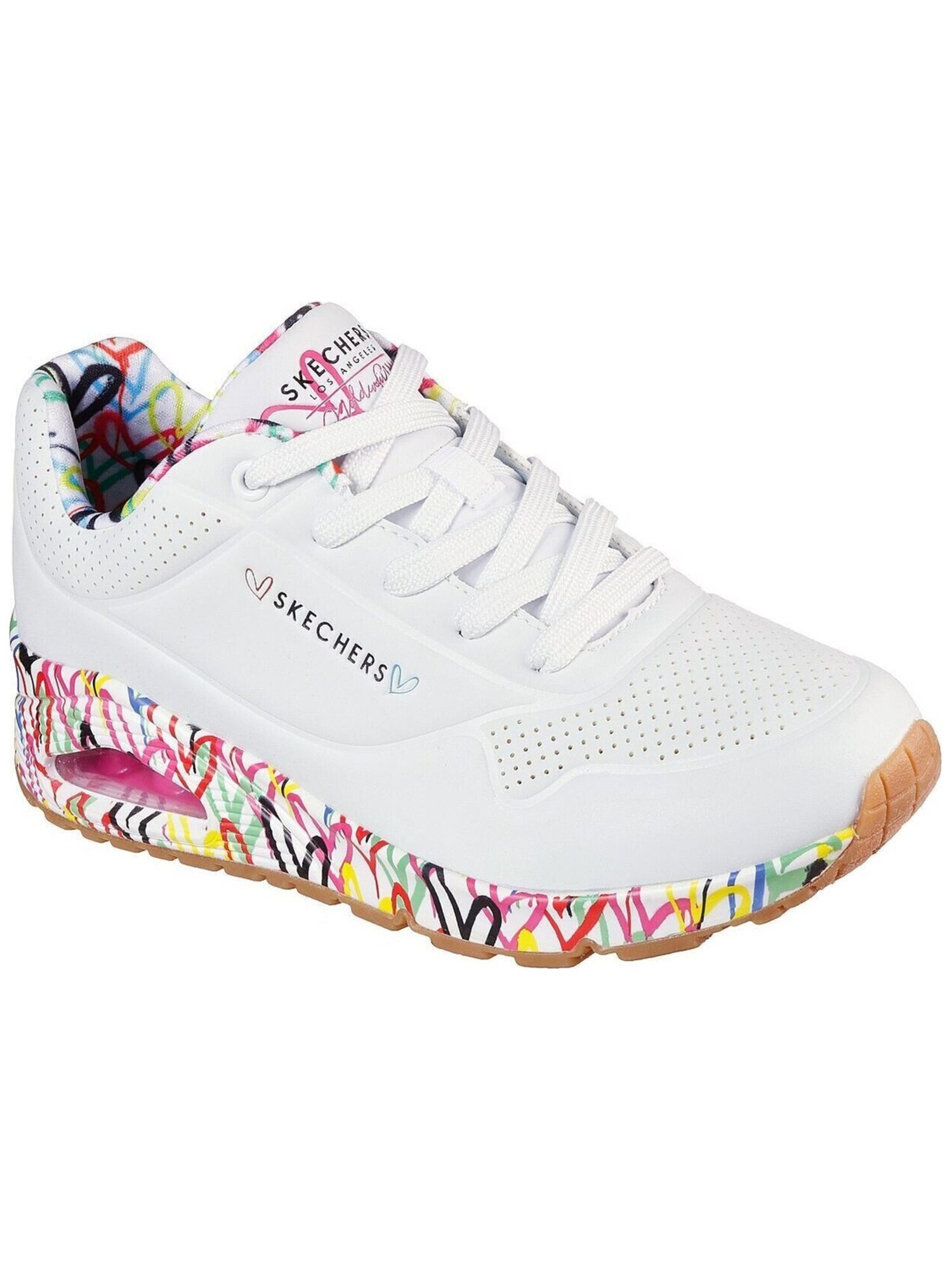 SKECHERS Zapatillas deportivas bajas 'Uno-Loving Love'  azul / amarillo / rojo / blanco natural – imagen 4