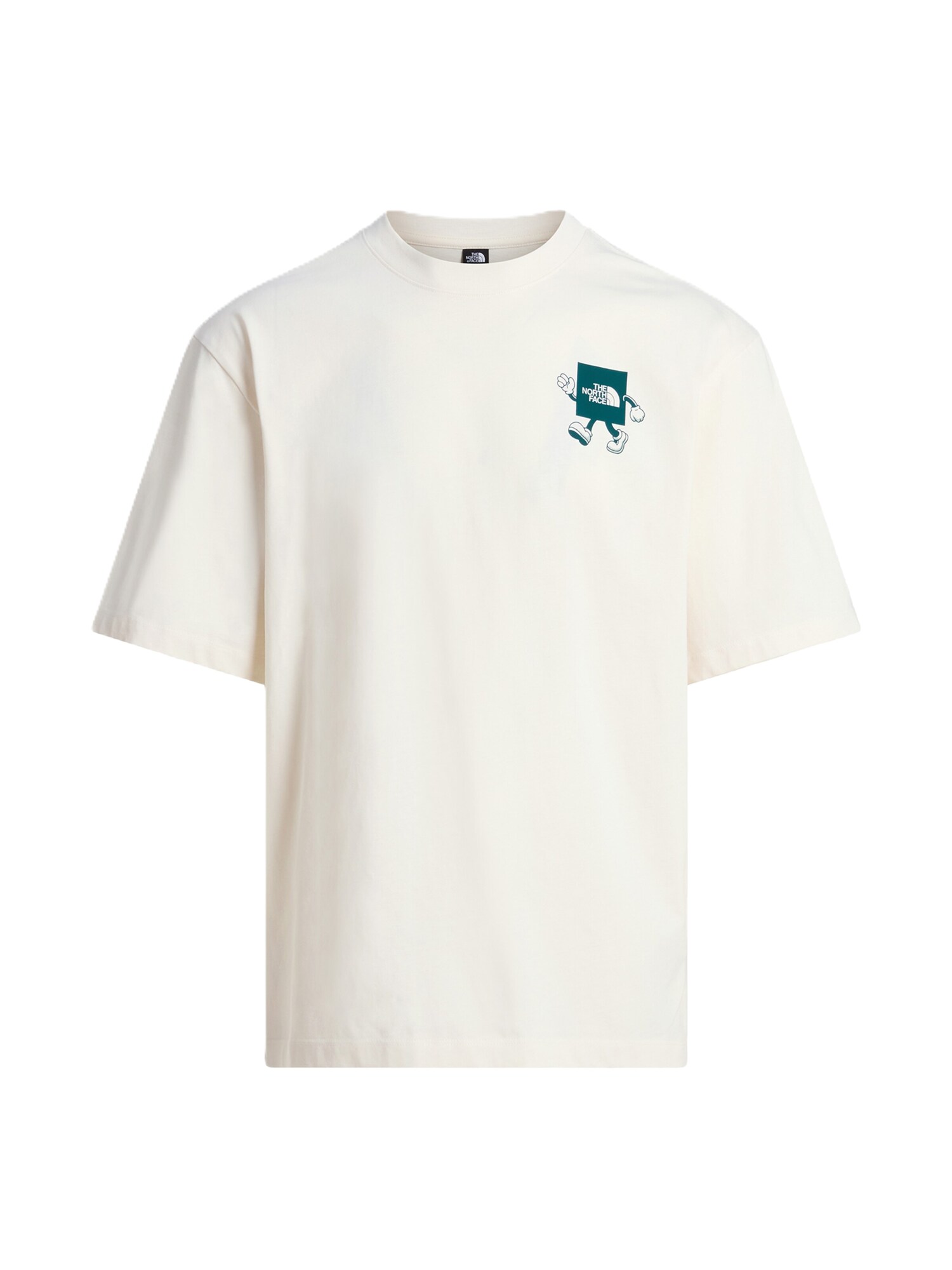 THE NORTH FACE Camiseta 'EXPLORE'  verde oscuro / blanco