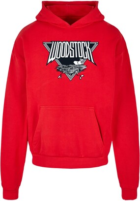 Merchcode Sweatshirt ‘Peanuts – Woodstock’ Rood / Zwart / Wit