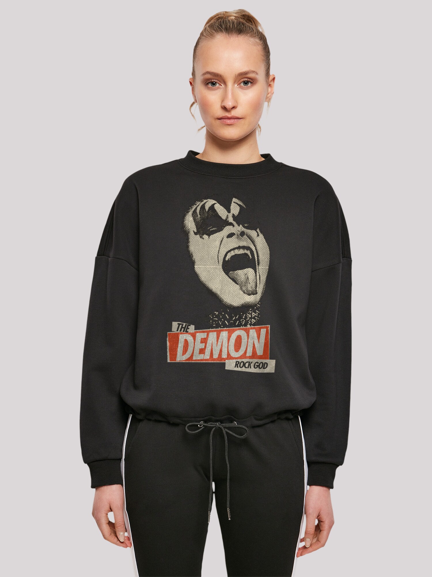Thumbnail - F4NT4STIC Sweatshirt Kiss Demon Rock