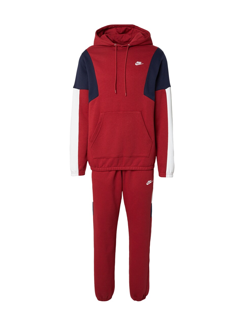 Träningsoverall 'CLUB FLEECE' marinblå / röd