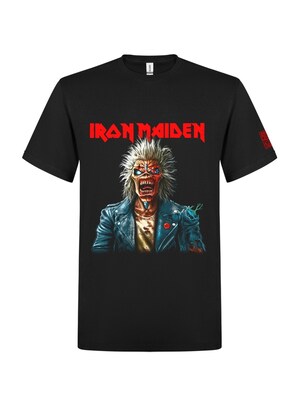 Iron Maiden Camiseta 'Iron Maiden  Portrait Eddie Scream T-Shirt'  negro