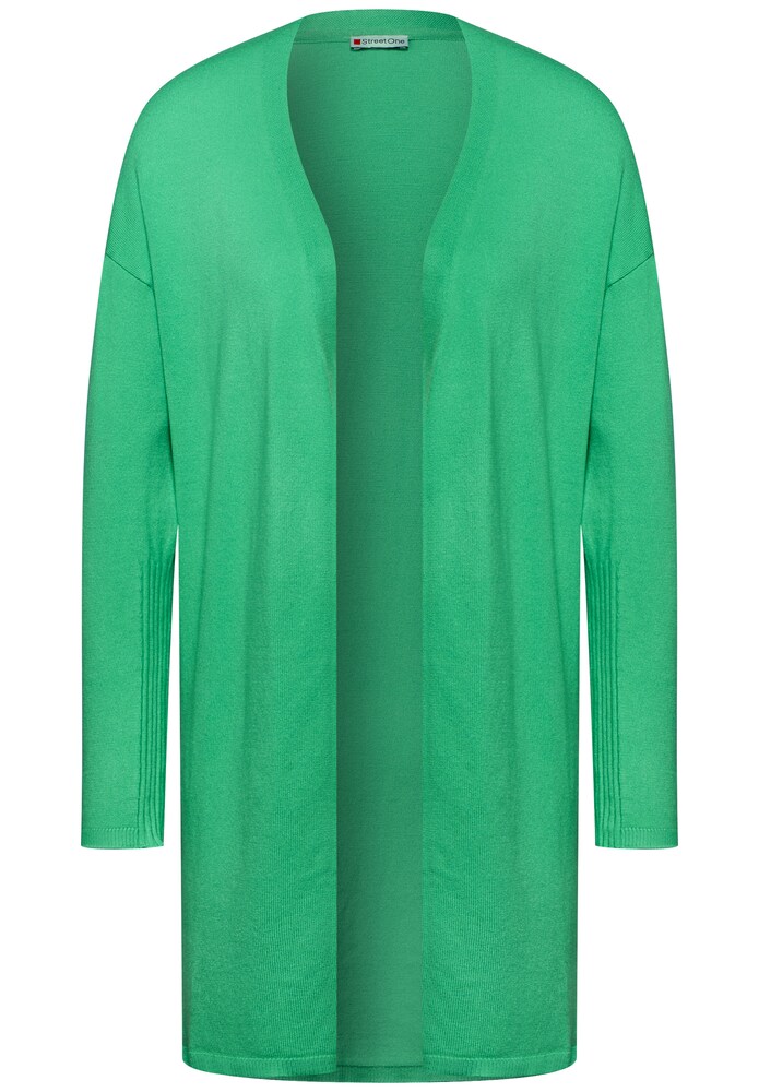 STREET ONE Langer Cardigan Damen Größe S grün