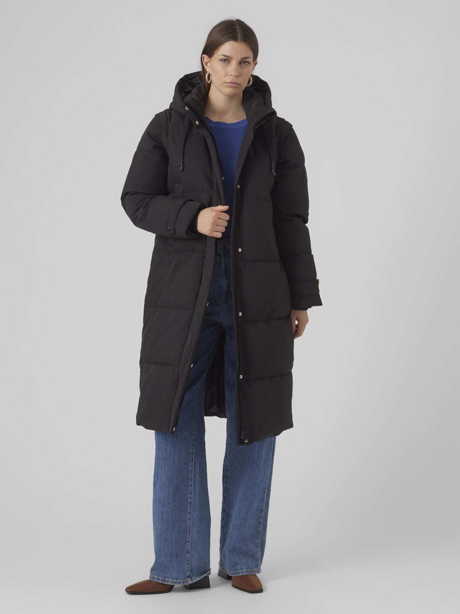VERO MODA Télikabátok 'VMMARGARET'  fekete termék 2. képe