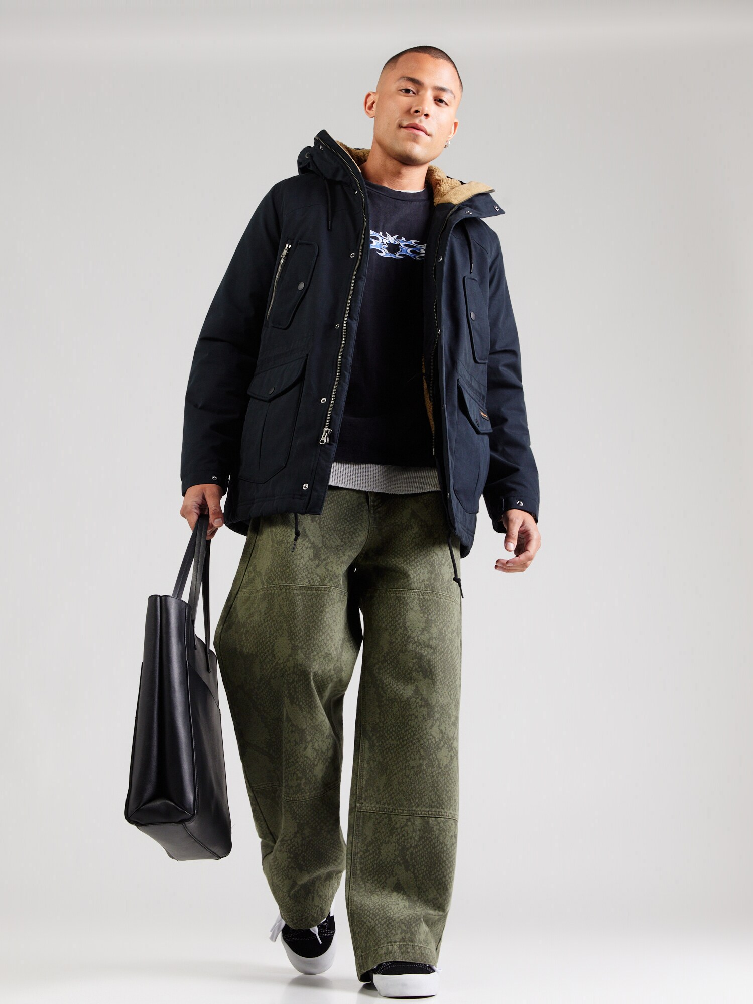 Volcom Zimná parka  čierna (obrázok 4)