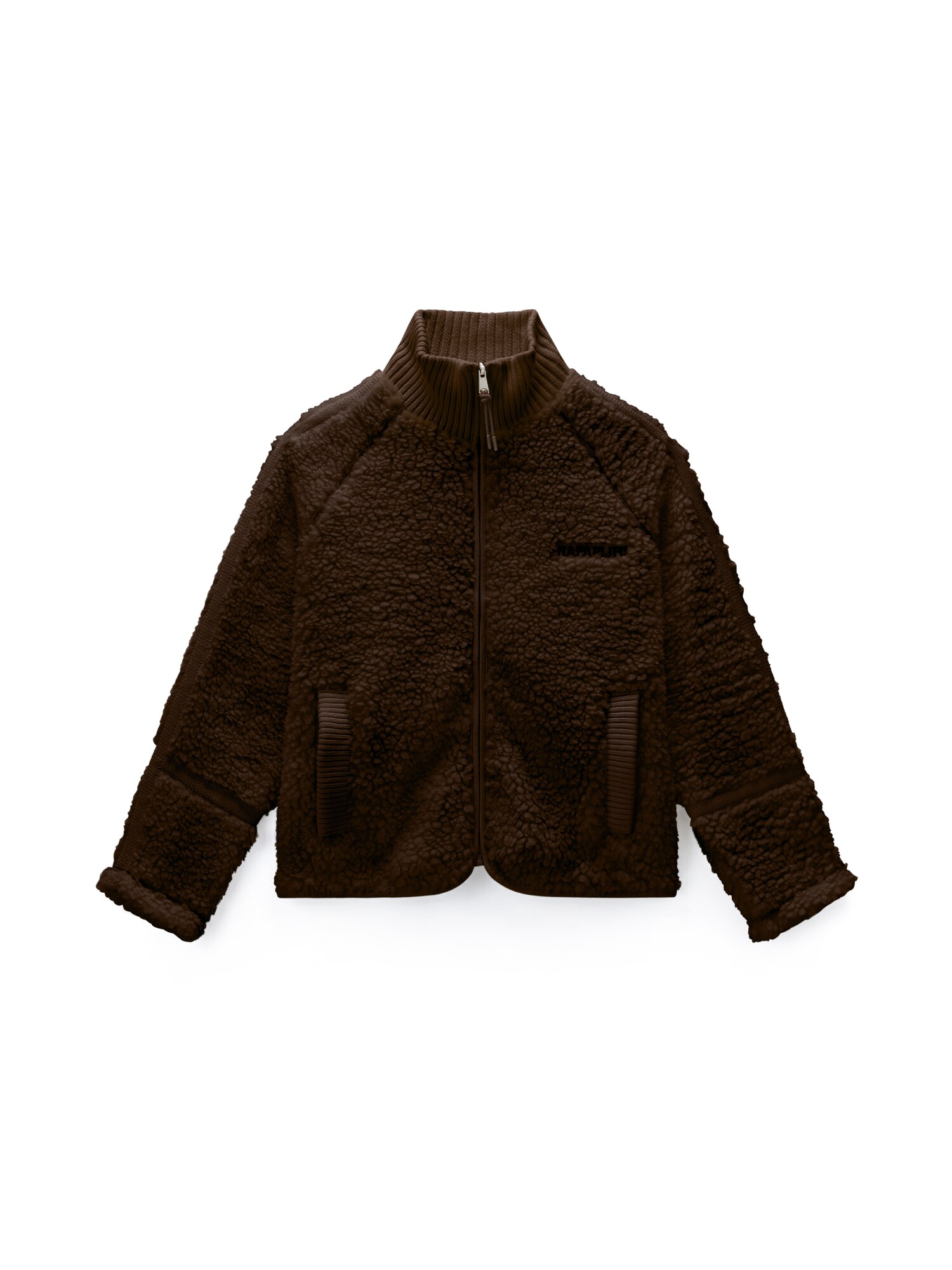 NAPAPIJRI Jachetă  fleece Aleut maro închis