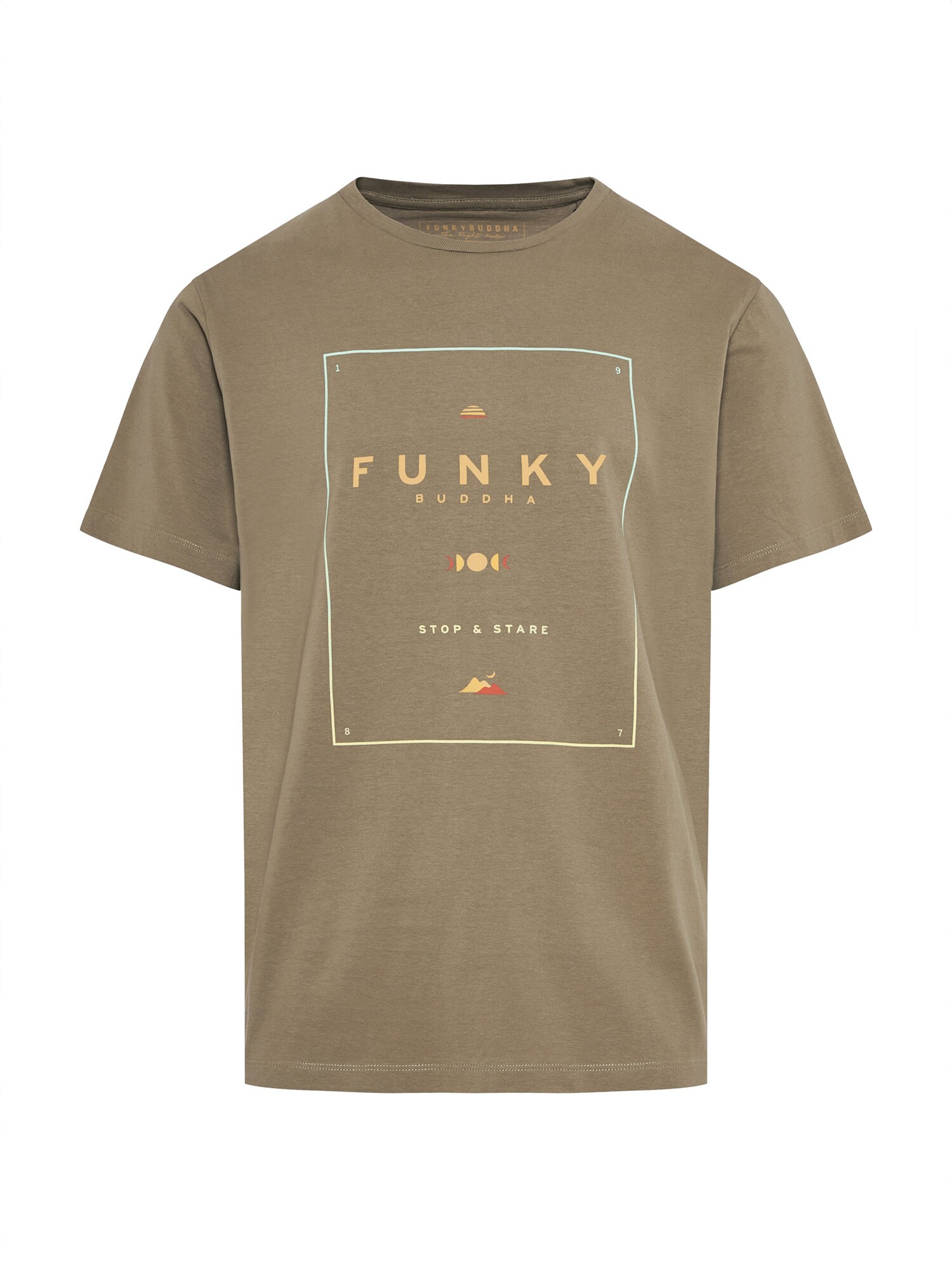 Funky Buddha Póló  aranysárga / khaki / menta / sötét narancssárga akciós termékkép 1