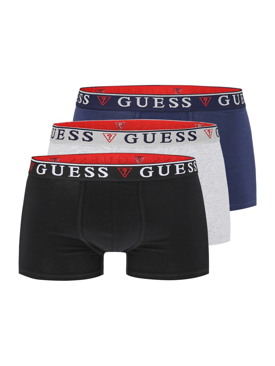 Boxershorts 'BRIAN' blå / ljusgrå / svart