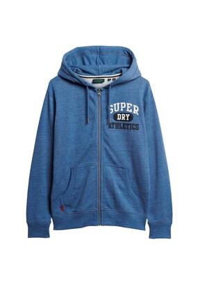 Superdry Sweatvest Blauw / Zwart / Wit