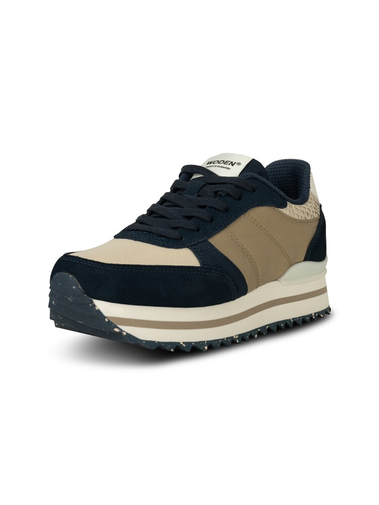 WODEN Sneaker ' Ronja ' Damen Größe 42 creme / navy / oliv
