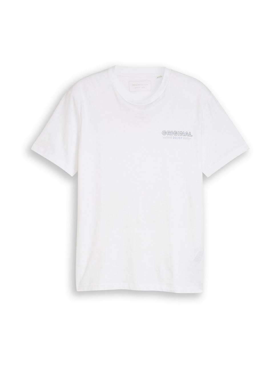 T-shirt ljusgrå / svart