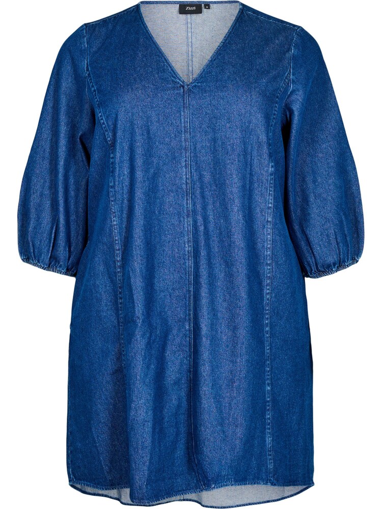 Zizzi Kleid 'JENNA' Damen Größe 50/52 blue denim Winterkleid