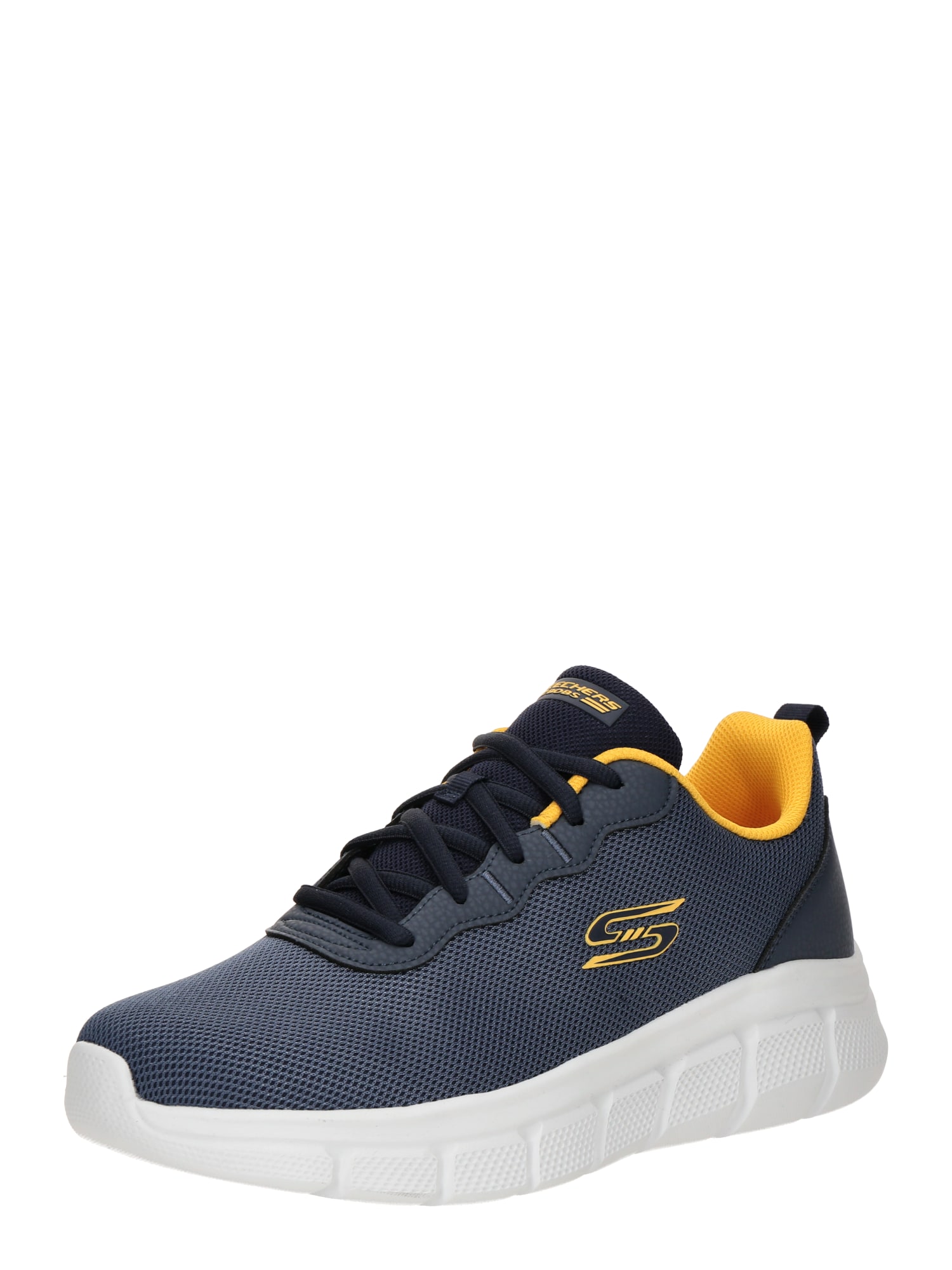 SKECHERS Sneaker low BOBS B FLEX - ICY EDGE  bleumarin / galben