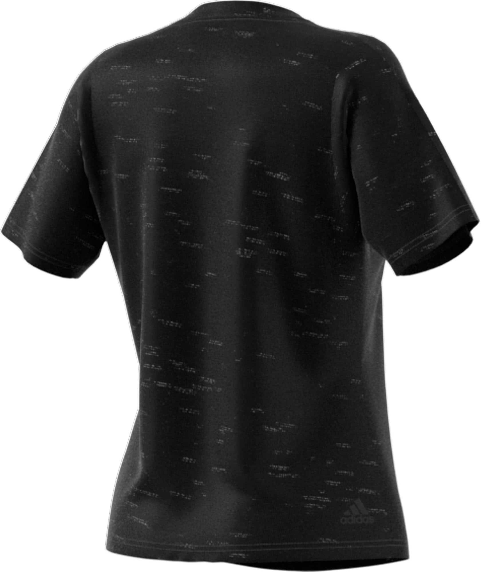 ADIDAS PERFORMANCE Functional shirt 'Winners 2.0'  black / white