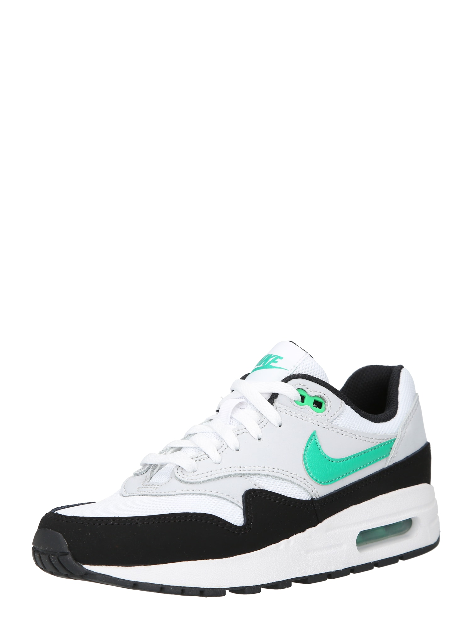 Nike Sportswear Sportcipő 'Air Max 1'  zöld / fekete / fehér