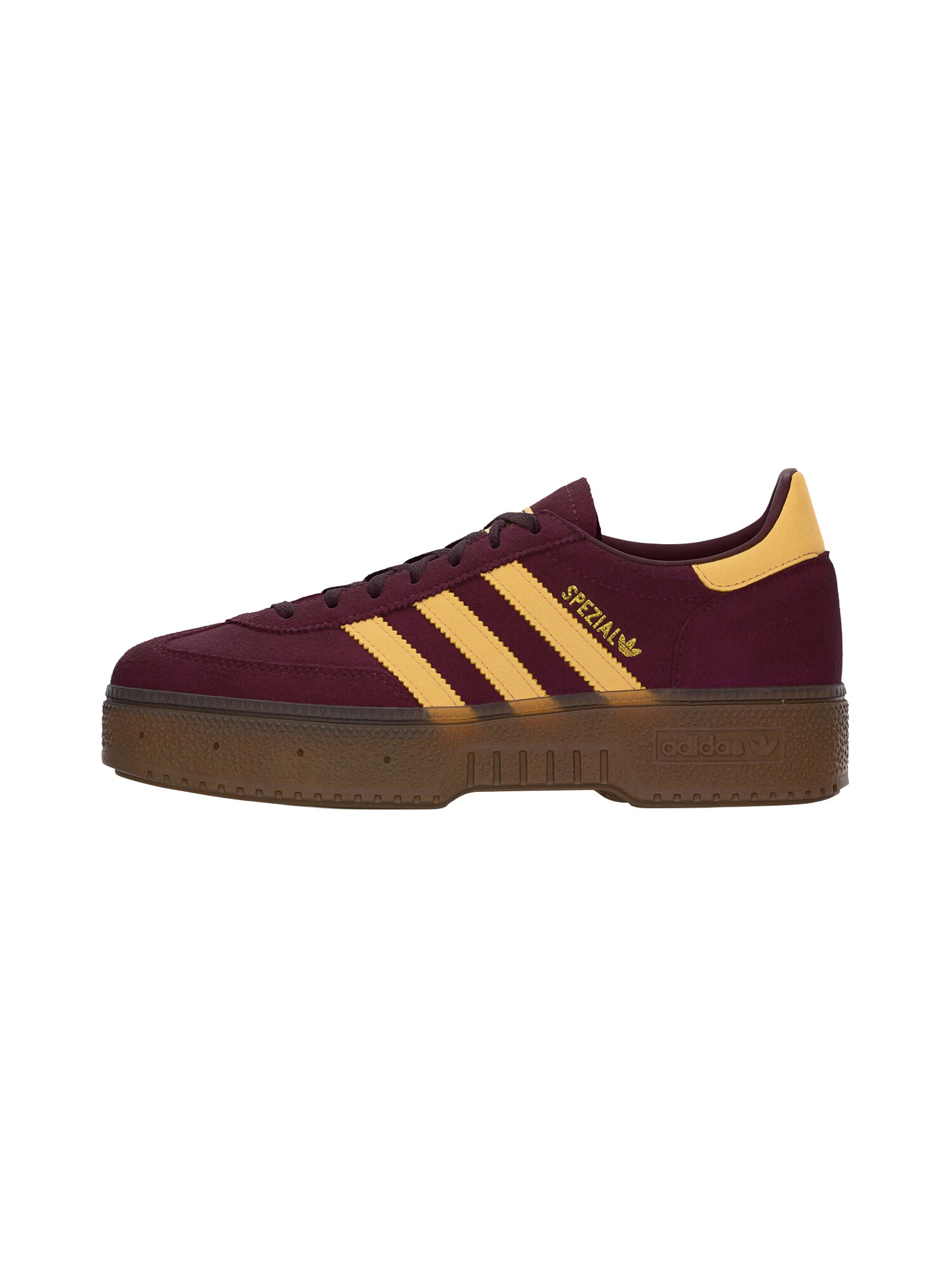 ADIDAS ORIGINALS Niske tenisice 'HANDBALL SPEZIAL BOLD'  kestenjasto smeđa / med / zlatna