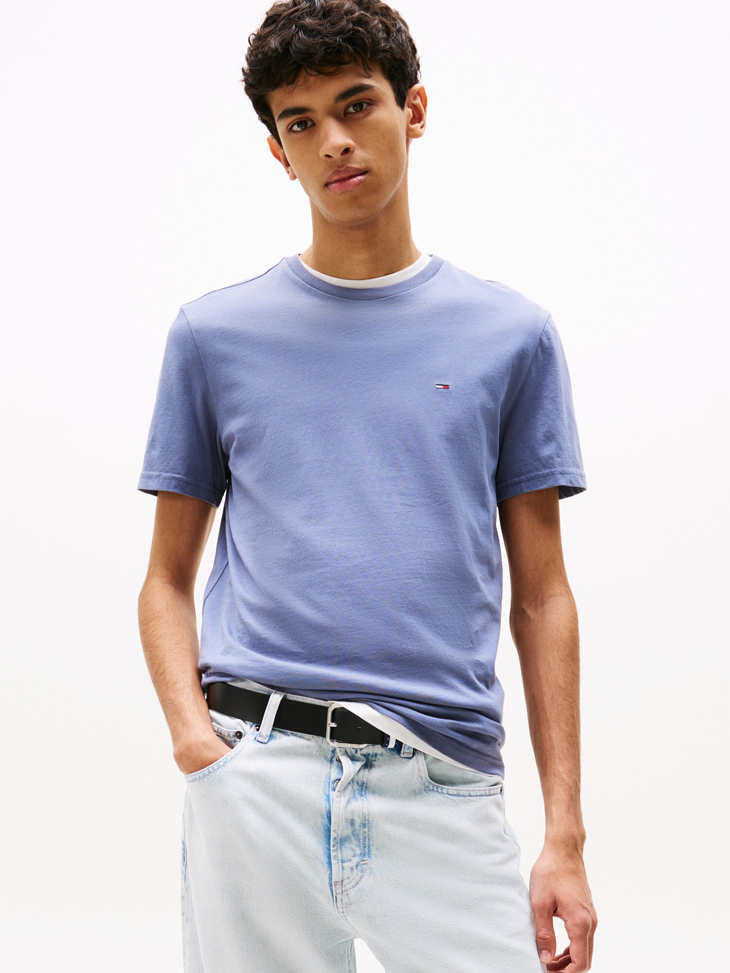 Tommy Jeans Póló  tengerészkék / opál / fehér termék 2. képe