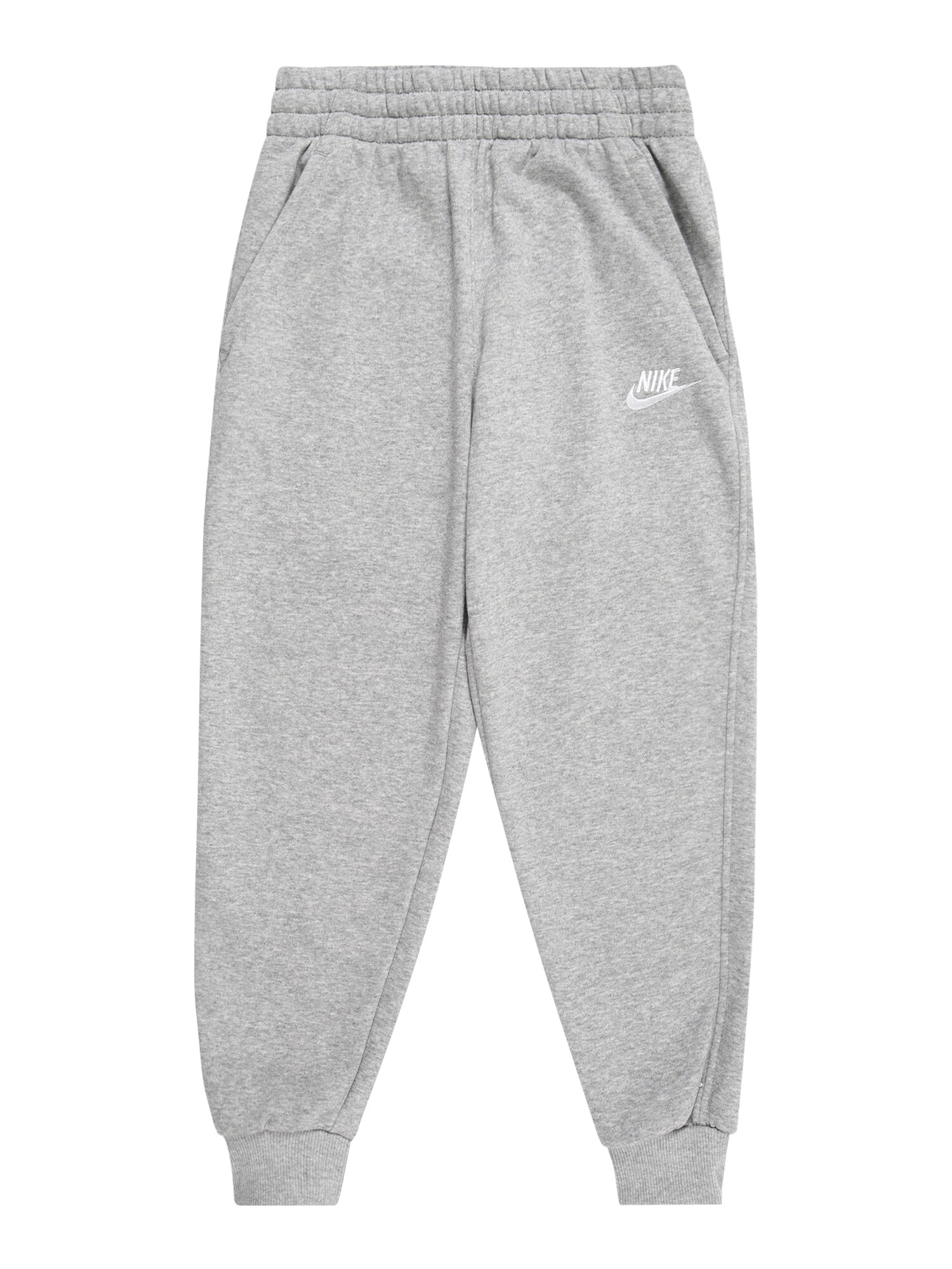Nike Sportswear Pantaloni CLUB  gri deschis / alb