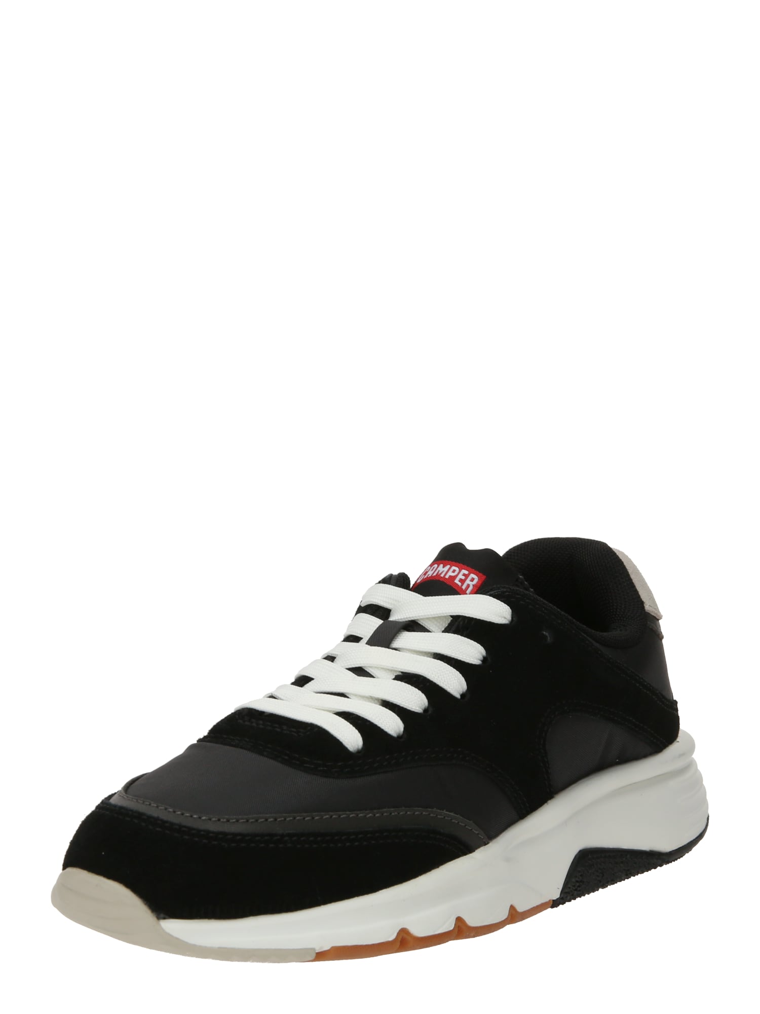 CAMPER Sneaker low 'Drift'  gri metalic / gri piatră / roșu intens / negru