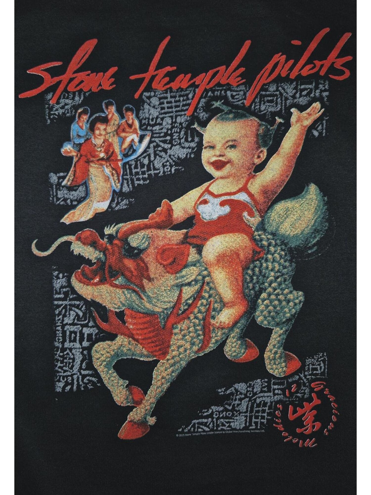 Stone Temple Pilots Camiseta 'Stone Temple Pilots Purple Pilots T-Shirt'  negro – imagen 4