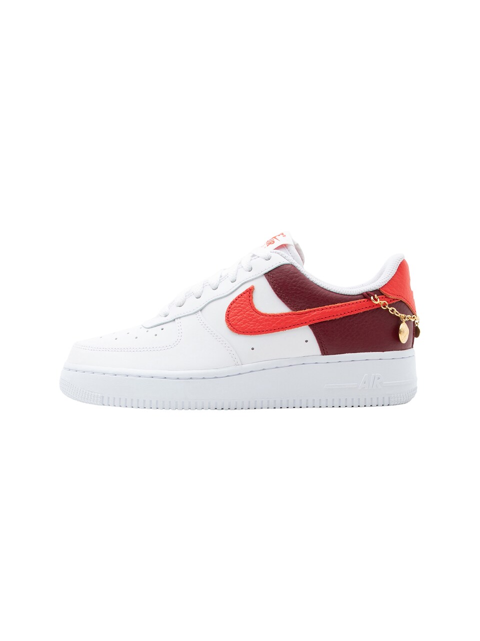 Låg sneaker 'Air Force 1 '07' hummer / bordeaux