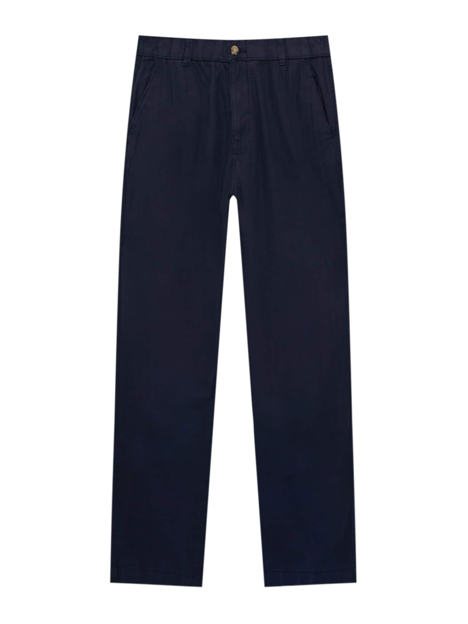 Pull&Bear Chino hlače  mornarsko plava
